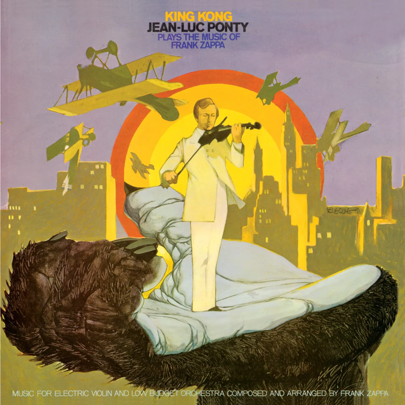 Jean-Luc Ponty KING KONG: PONTY PLAYS THE MUSIC OF FRANK ZAPPA Vinyl Record