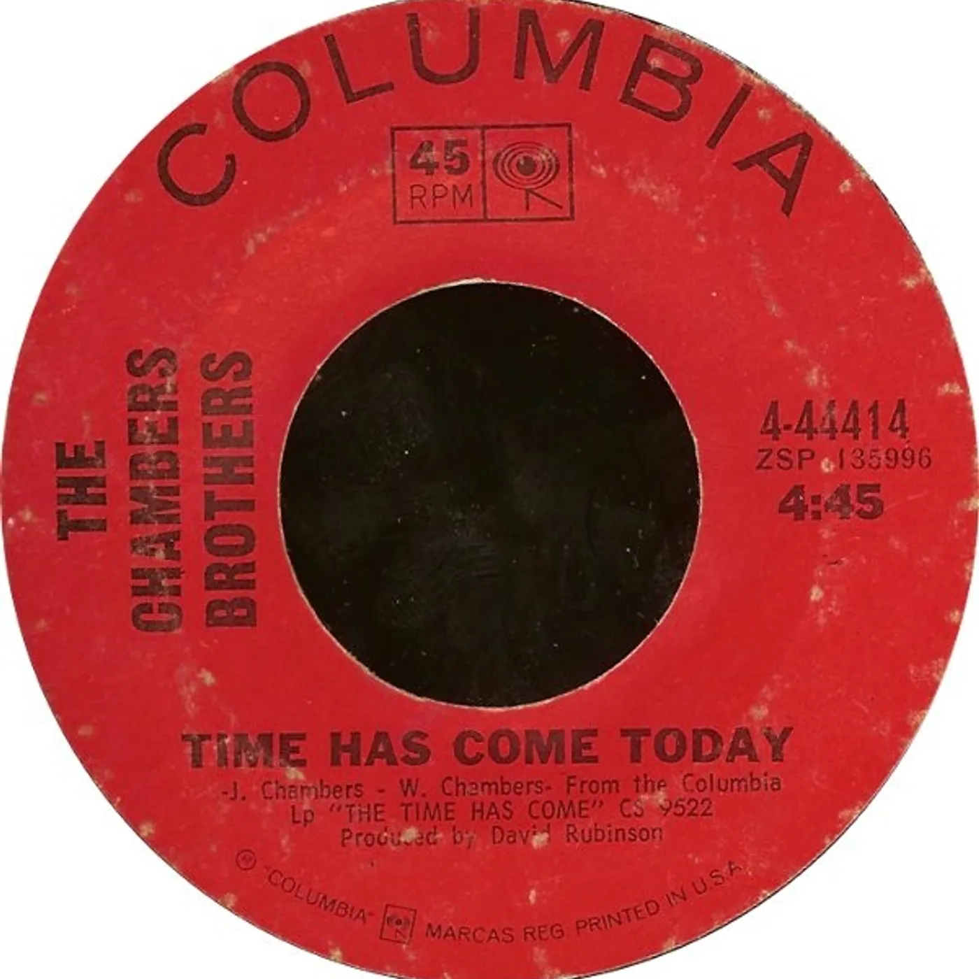 The Chamber Brothers TIME HAS COME TODAY Vinyl Record