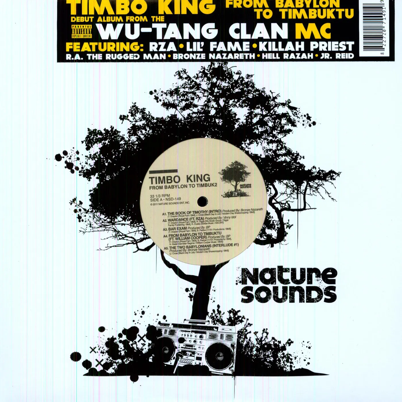 Timbo King FROM BABYLON TO TIMBUKTU Vinyl Record