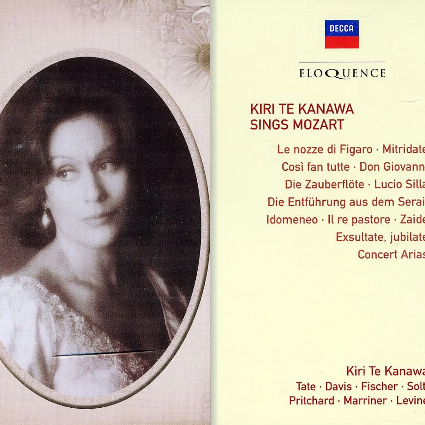 KIRI TE KANAWA SINGS MOZART CD