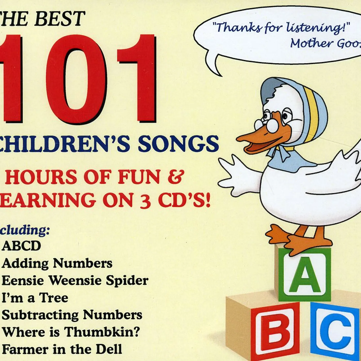 "Bugs" Bower BEST 101 CHILDREN'S SONGS CD