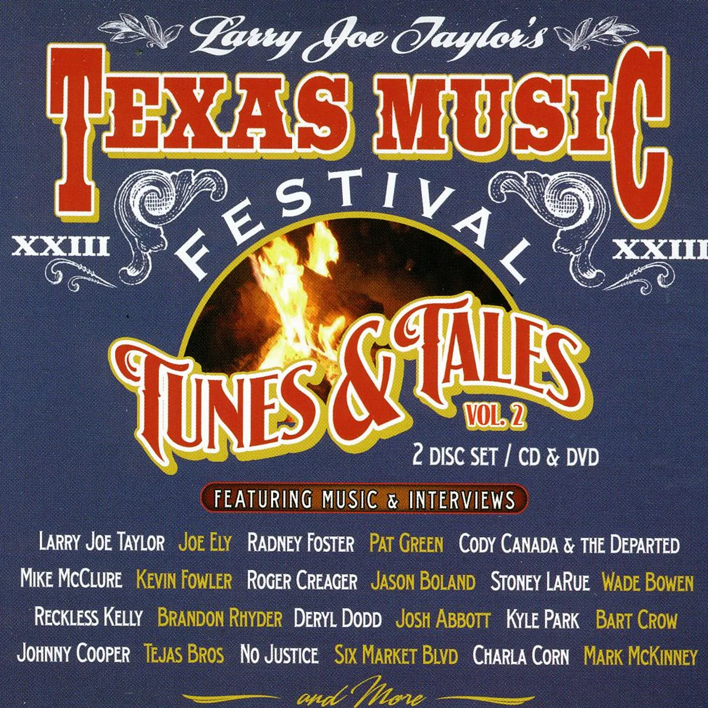 Larry Joe Taylor TEXAS MUSIC FESTIVAL 23: TUNES CD