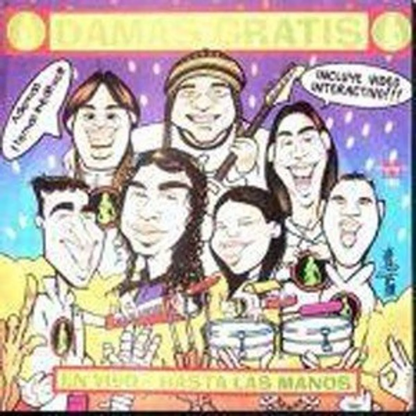 Damas Gratis EN VIVO: HASTA LAS MANOS CD