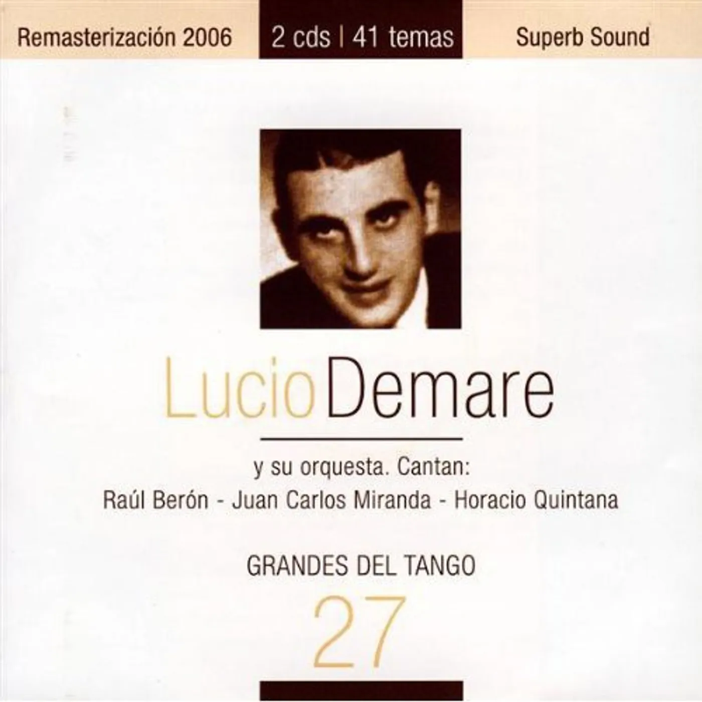 Lucio Demare GRANDES DEL TANGO 27 CD