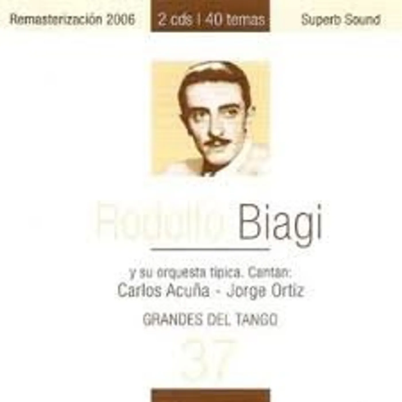 Rodolfo Biagi GRANDES DEL TANGO 37 CD