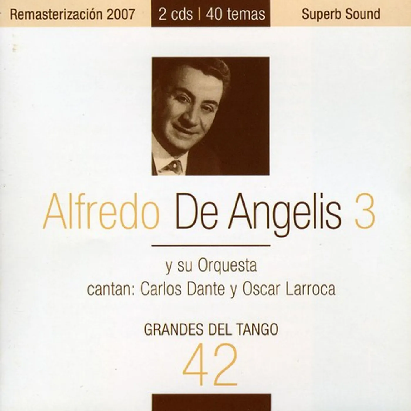 Alfredo De Angelis GRANDES DEL TANGO 42 CD