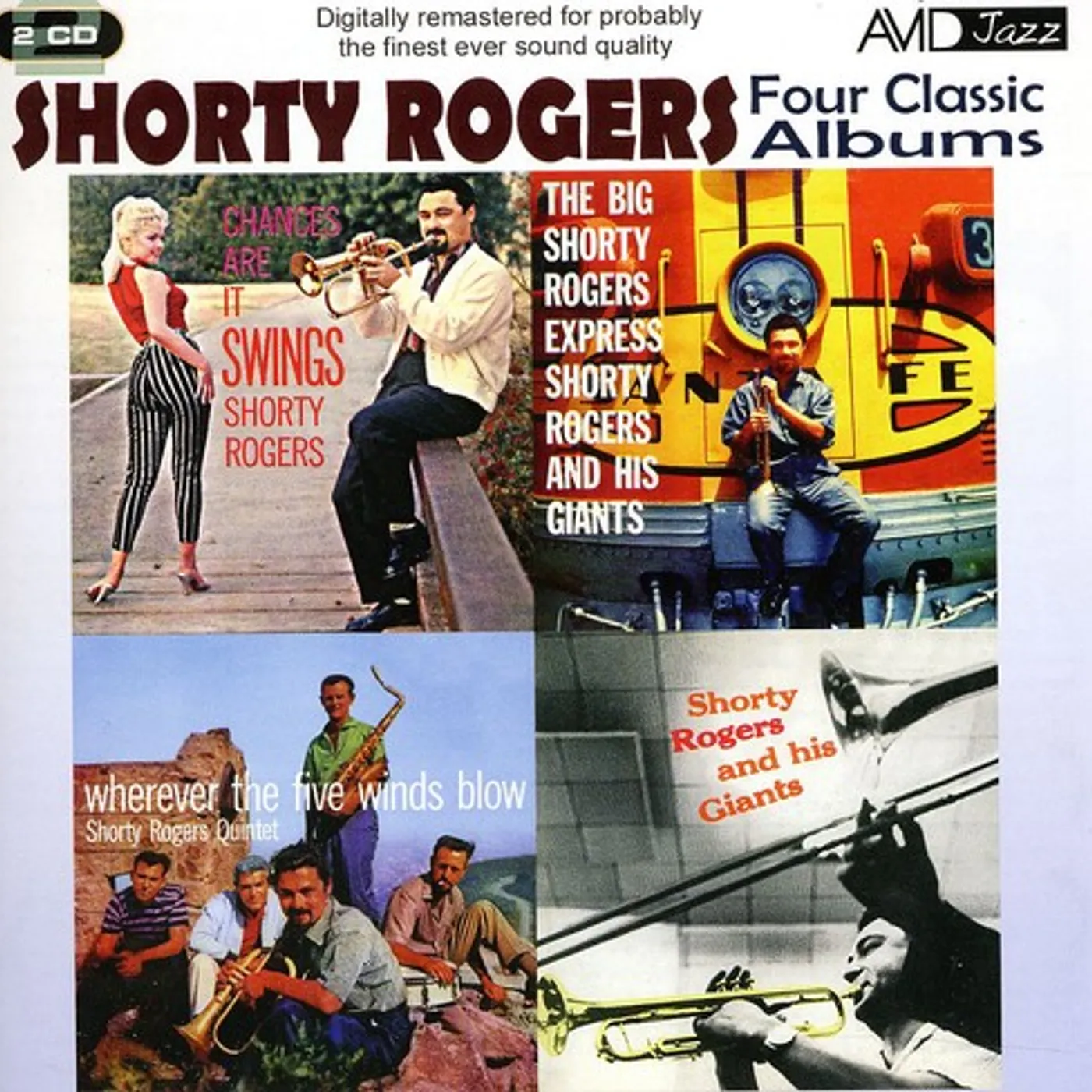 Shorty Rogers FOUR CLASSIC ALBUMS CD