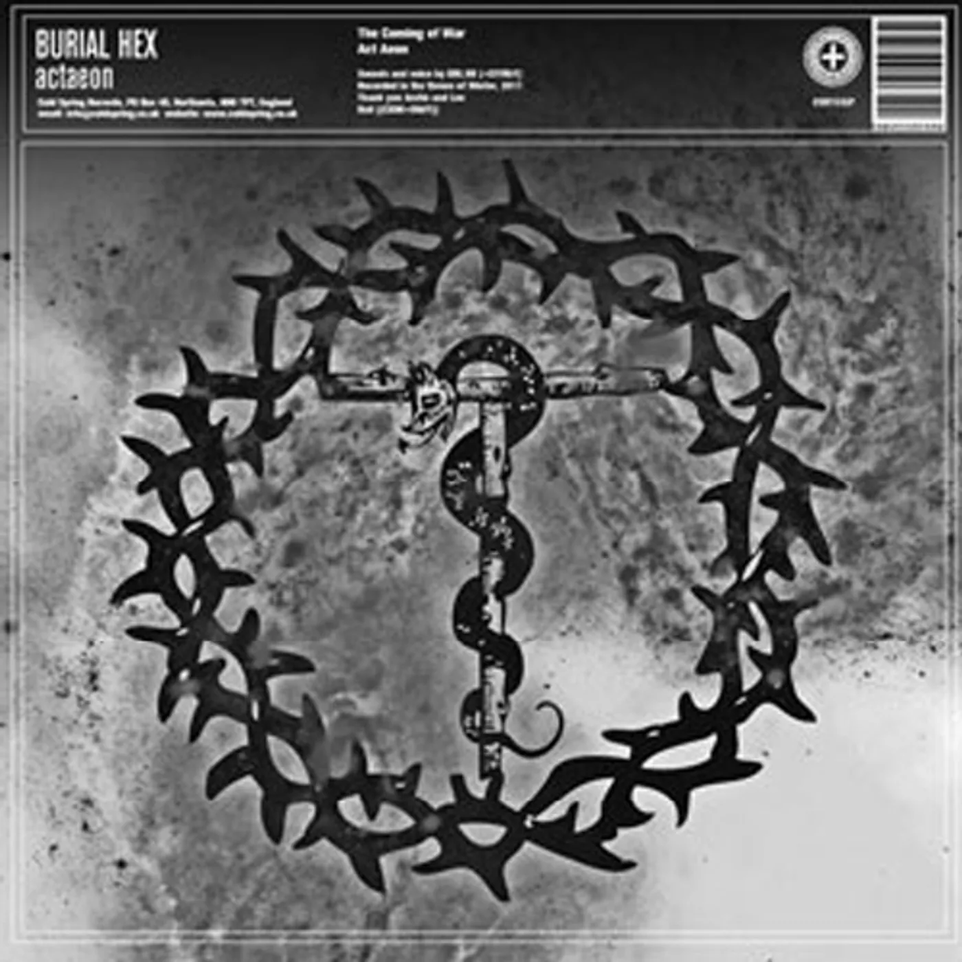 Burial Hex / Iron Fist Of The Sun ACTAEON / GROWN UNDER ENGLISH ICE Vinyl Record
