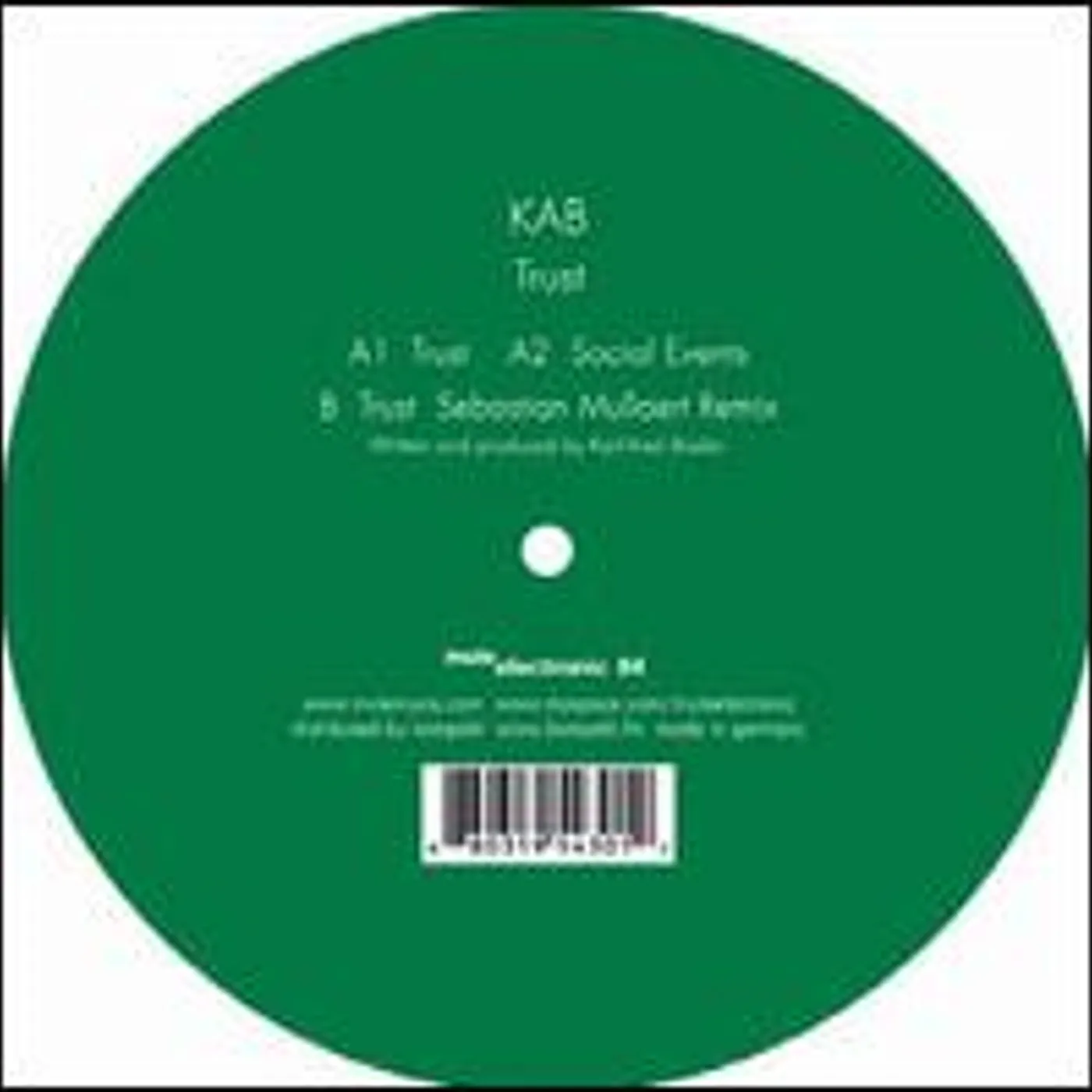 KAB Trust Vinyl Record