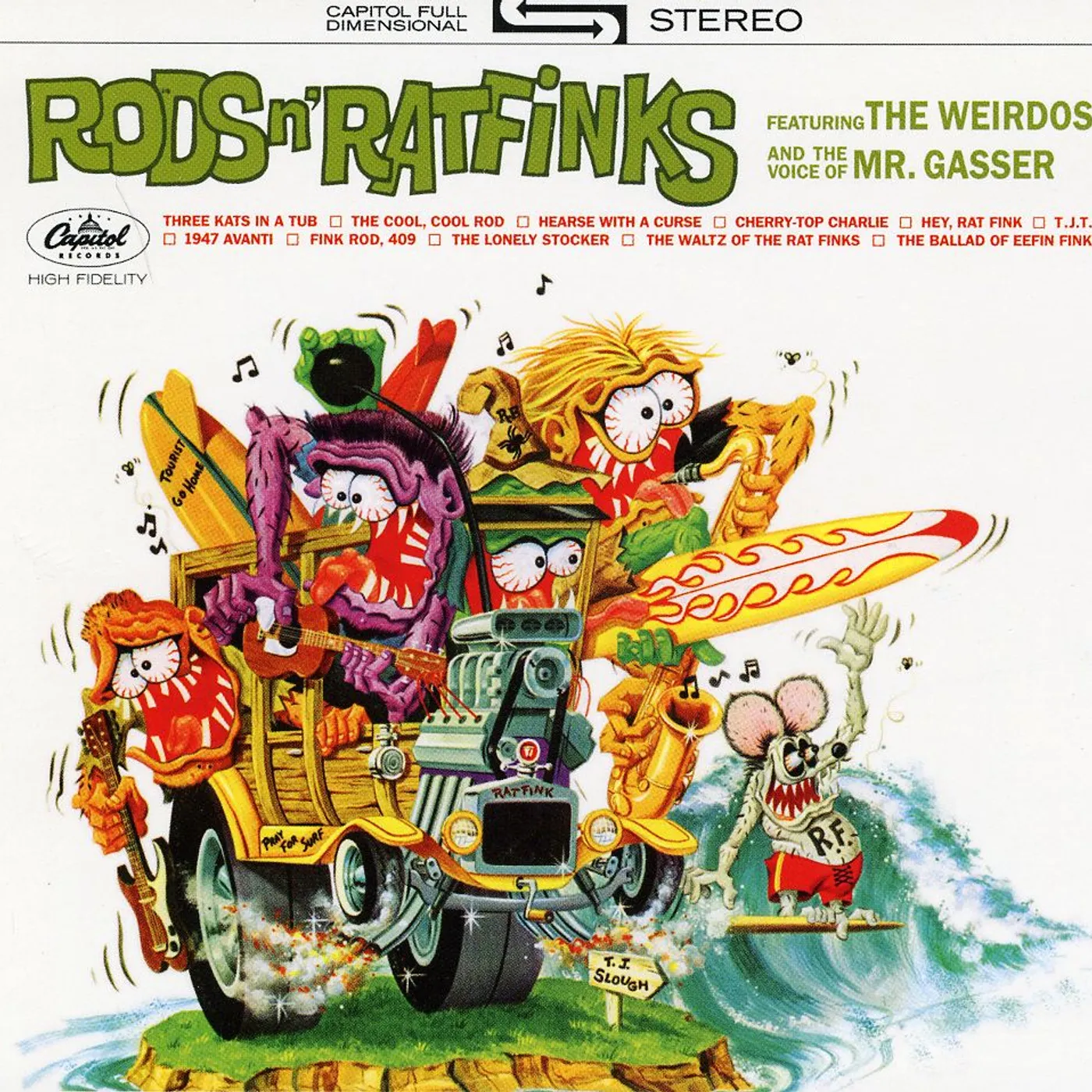 Mr Gasser & The Weirdos RODS & RATFINKS CD
