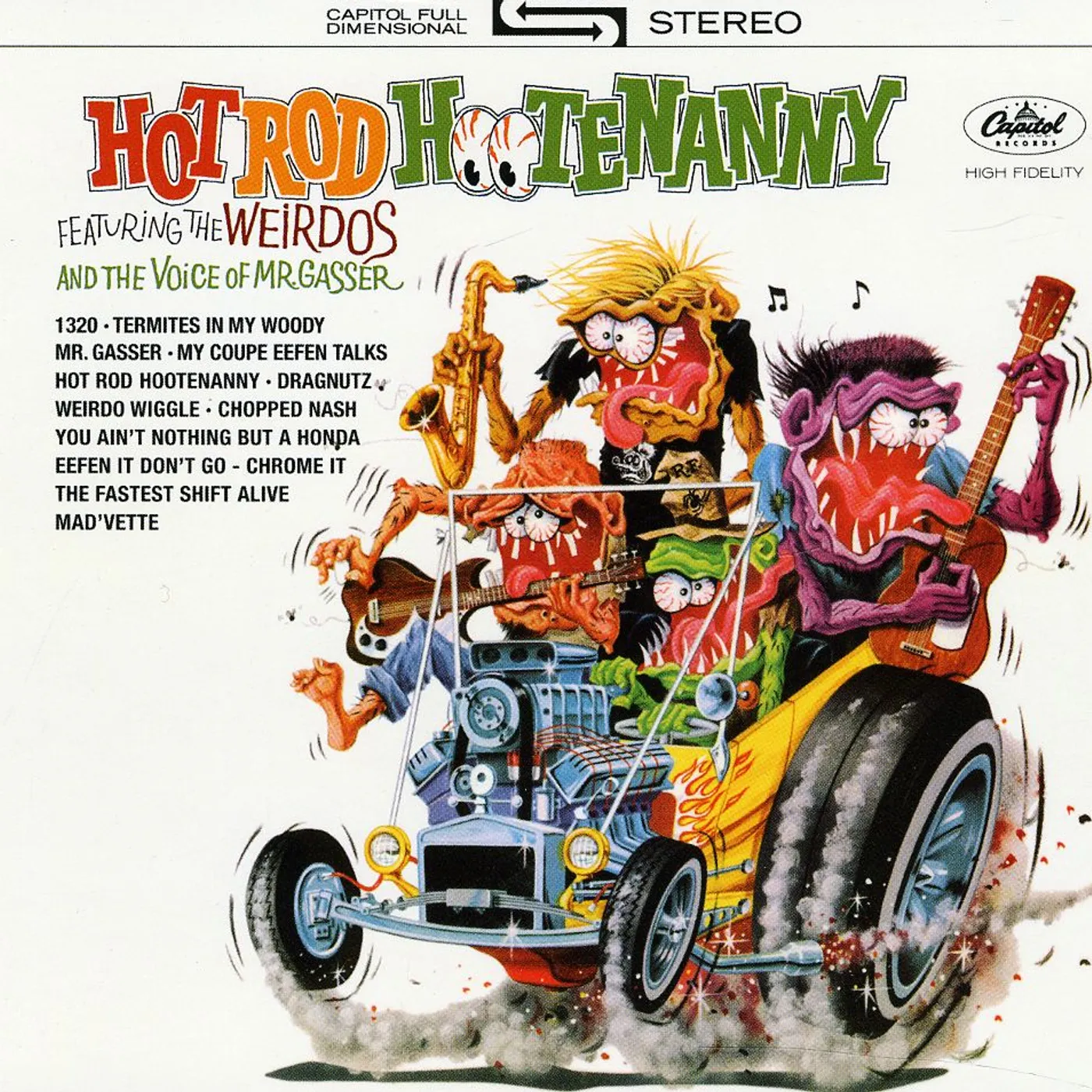Mr Gasser & The Weirdos HOT ROD HOOTENANNY CD