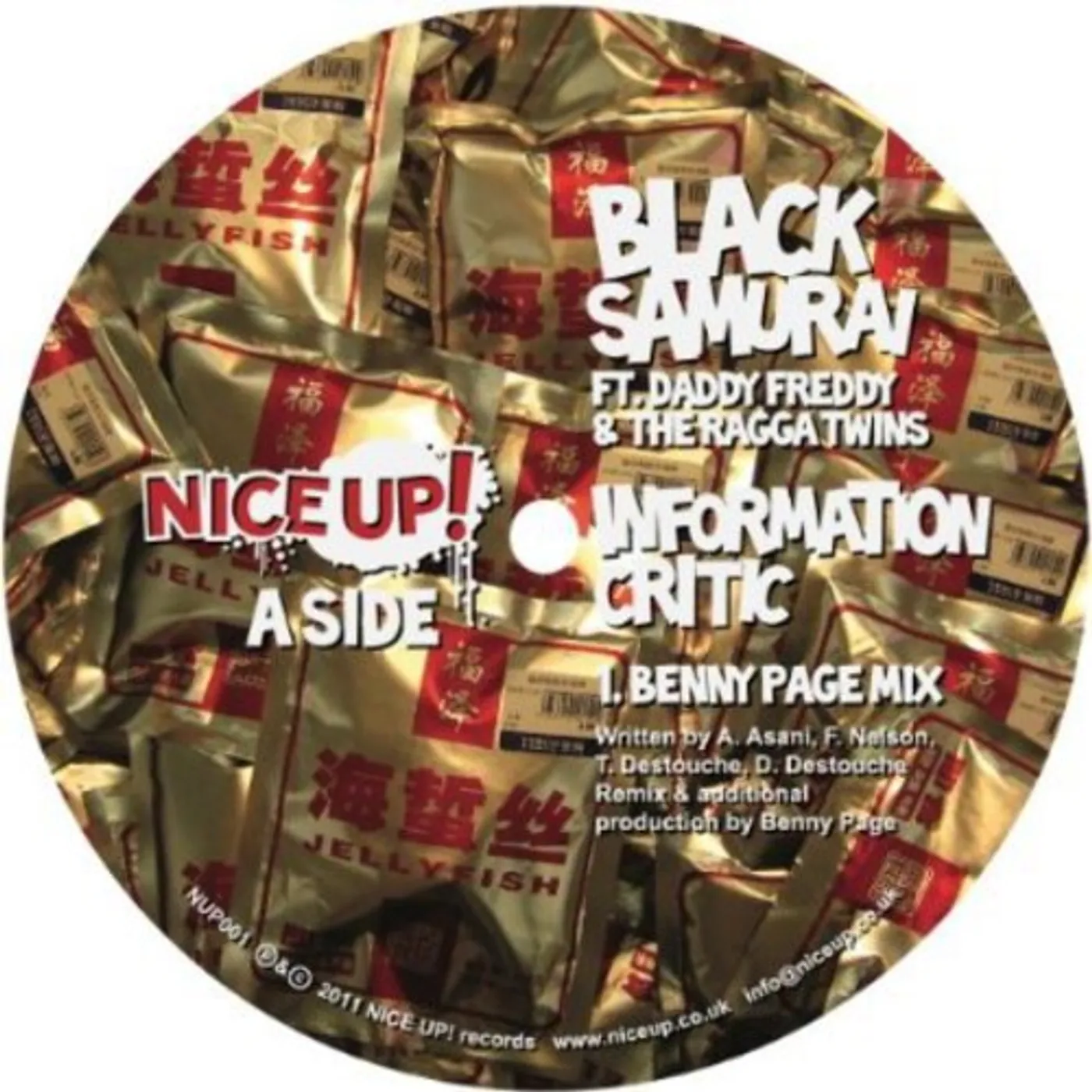 Black Samurai INFORMATION CRITIC Vinyl Record