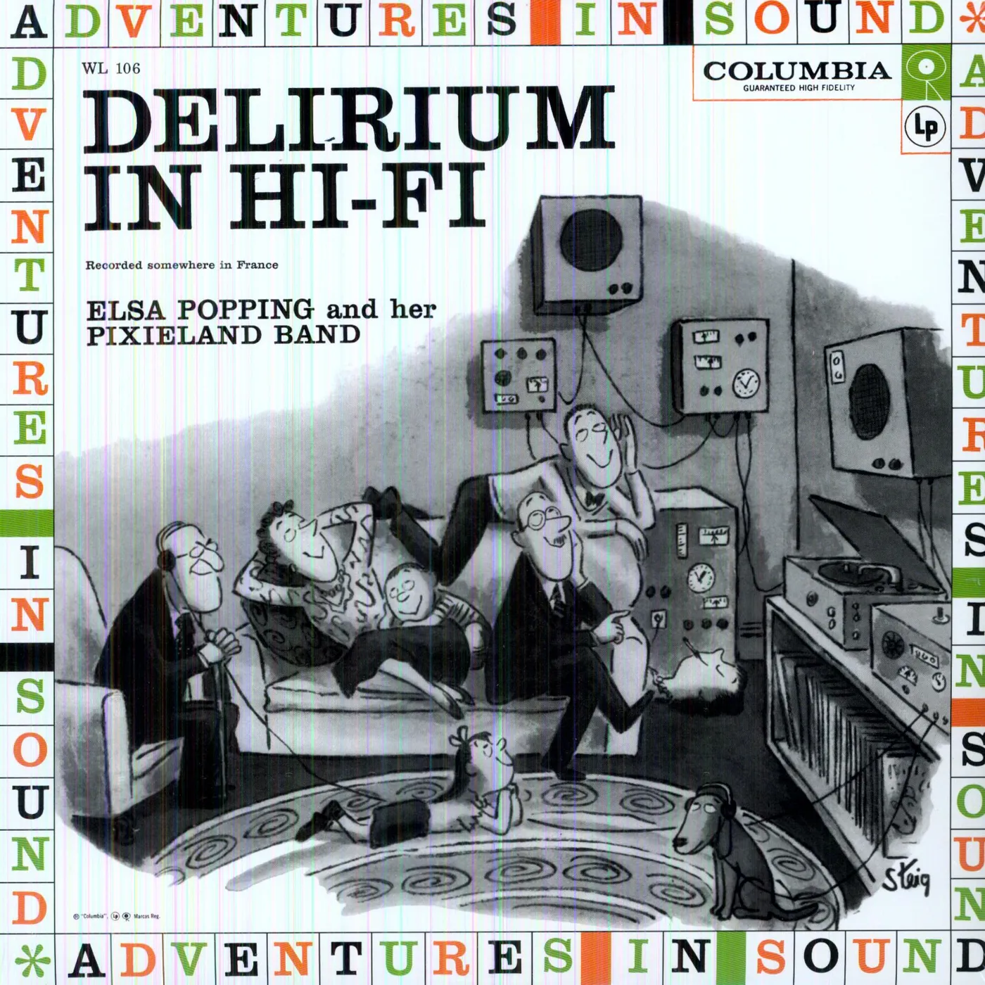 Delirium In Hi-Fi ELSA POPPING & HER PIXIELAND BAND Vinyl Record