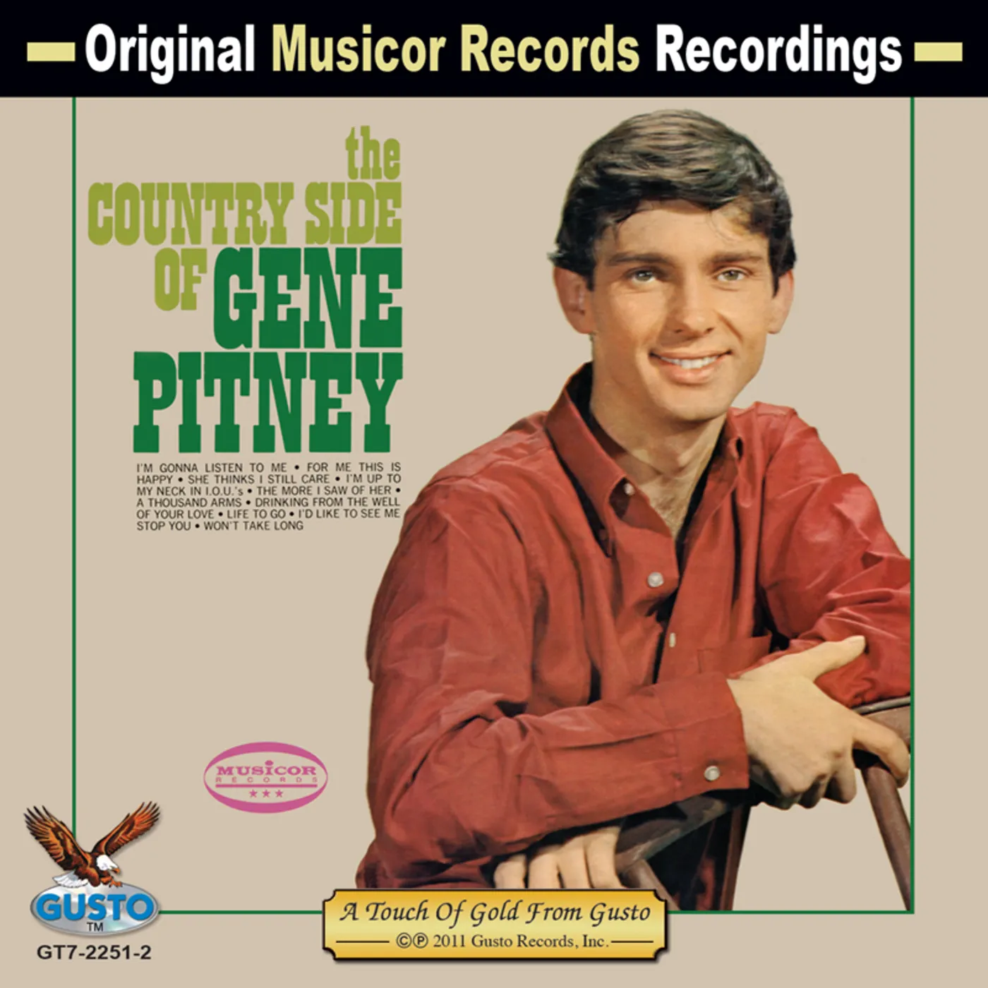 COUNTRY SIDE OF GENE PITNEY CD