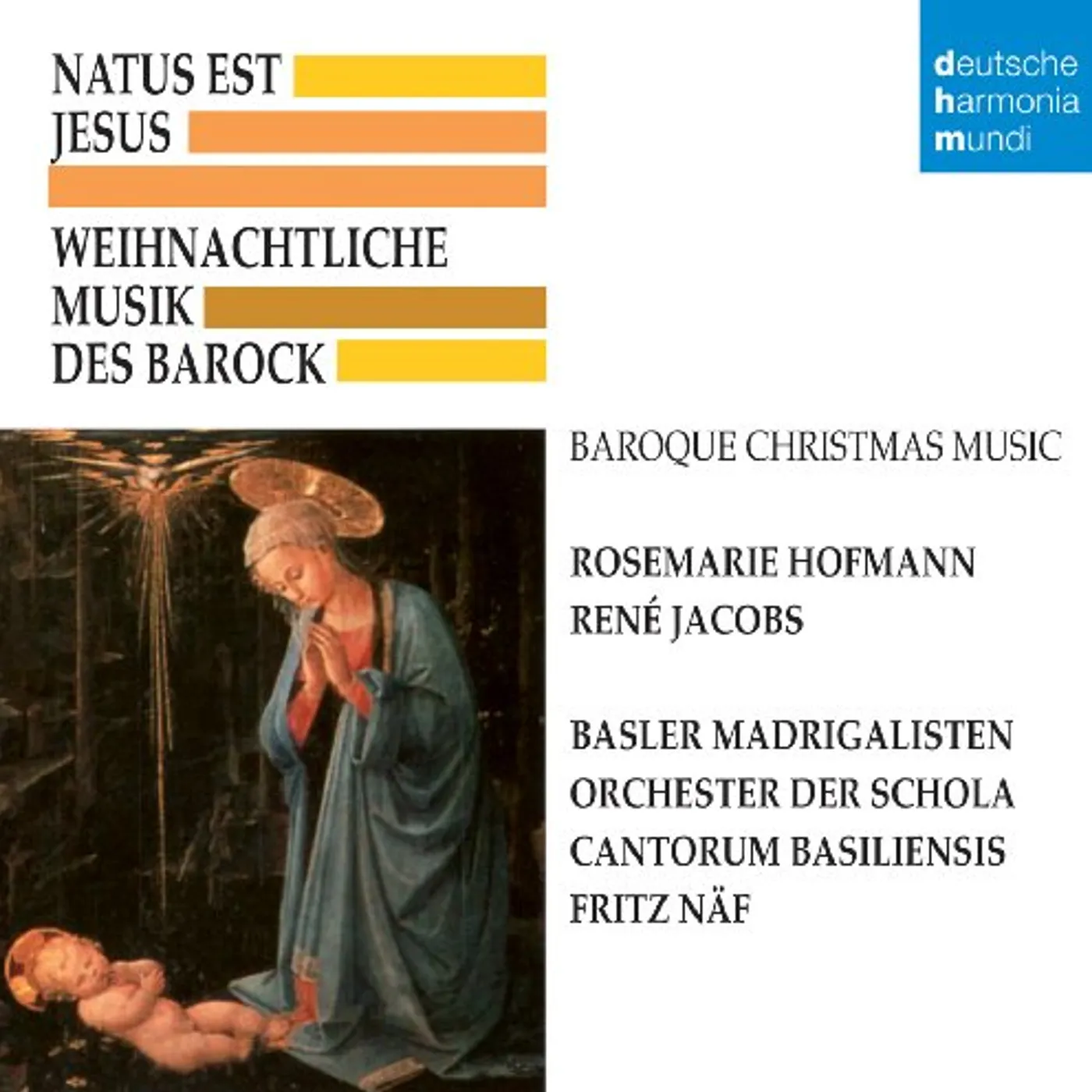 Schola Cantorum Basiliensis NATUS EST JESUS: BAROCKE WEINACHTSMUSIK CD