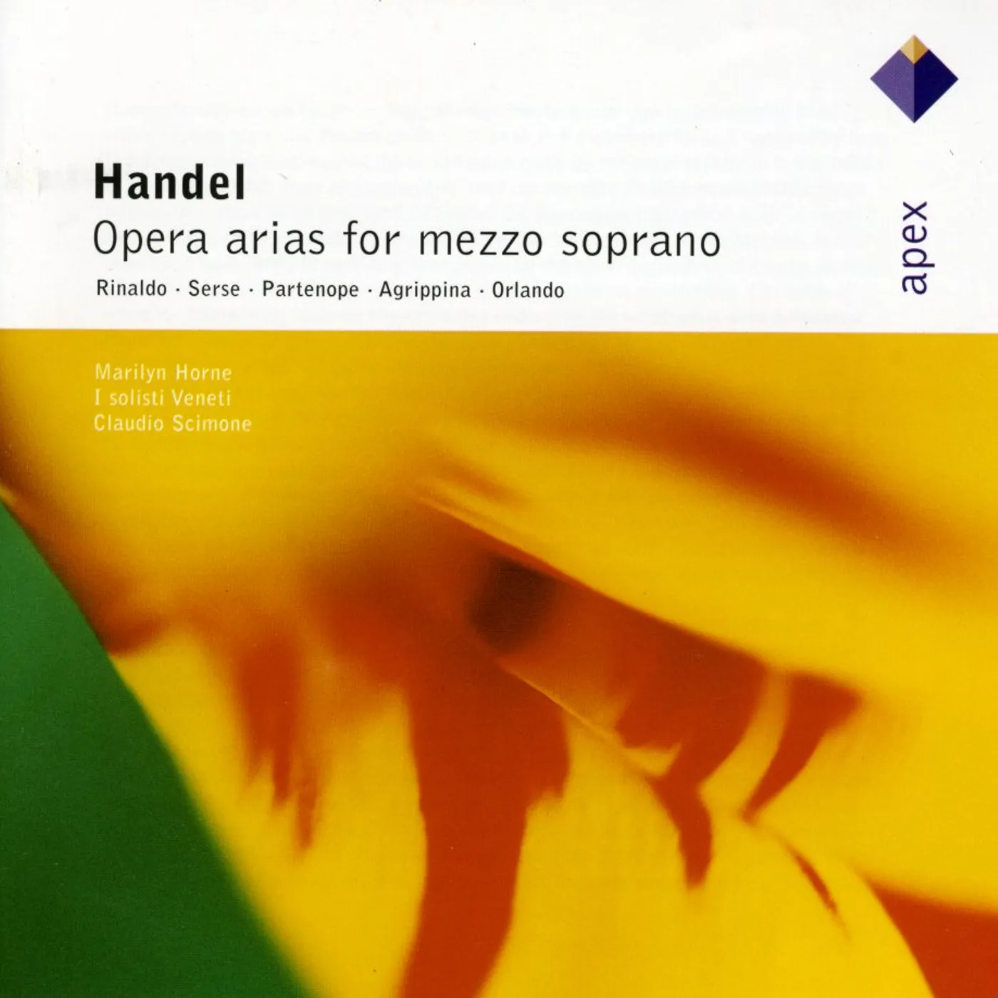 HANDEL / VENETI / SCIMONE OPERA ARIAS MEZZO SOPRANO CD