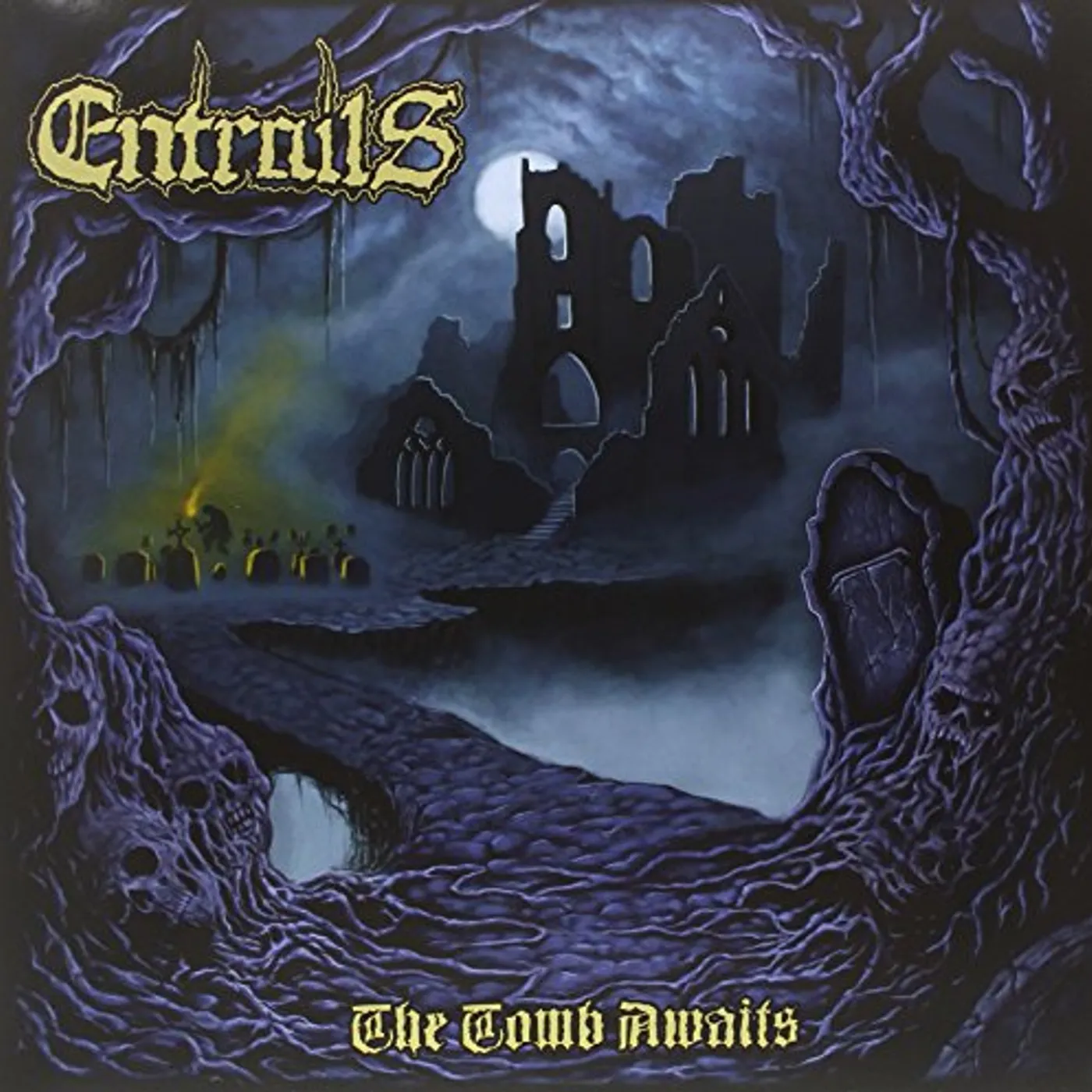 Entrails TOMB AWAITS Vinyl Record