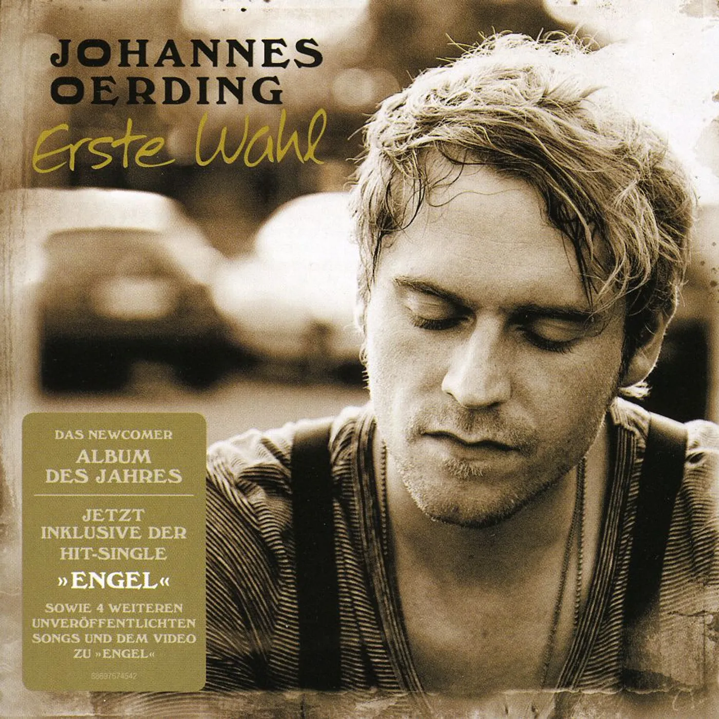 Johannes Oerding ERSTE WAHL CD
