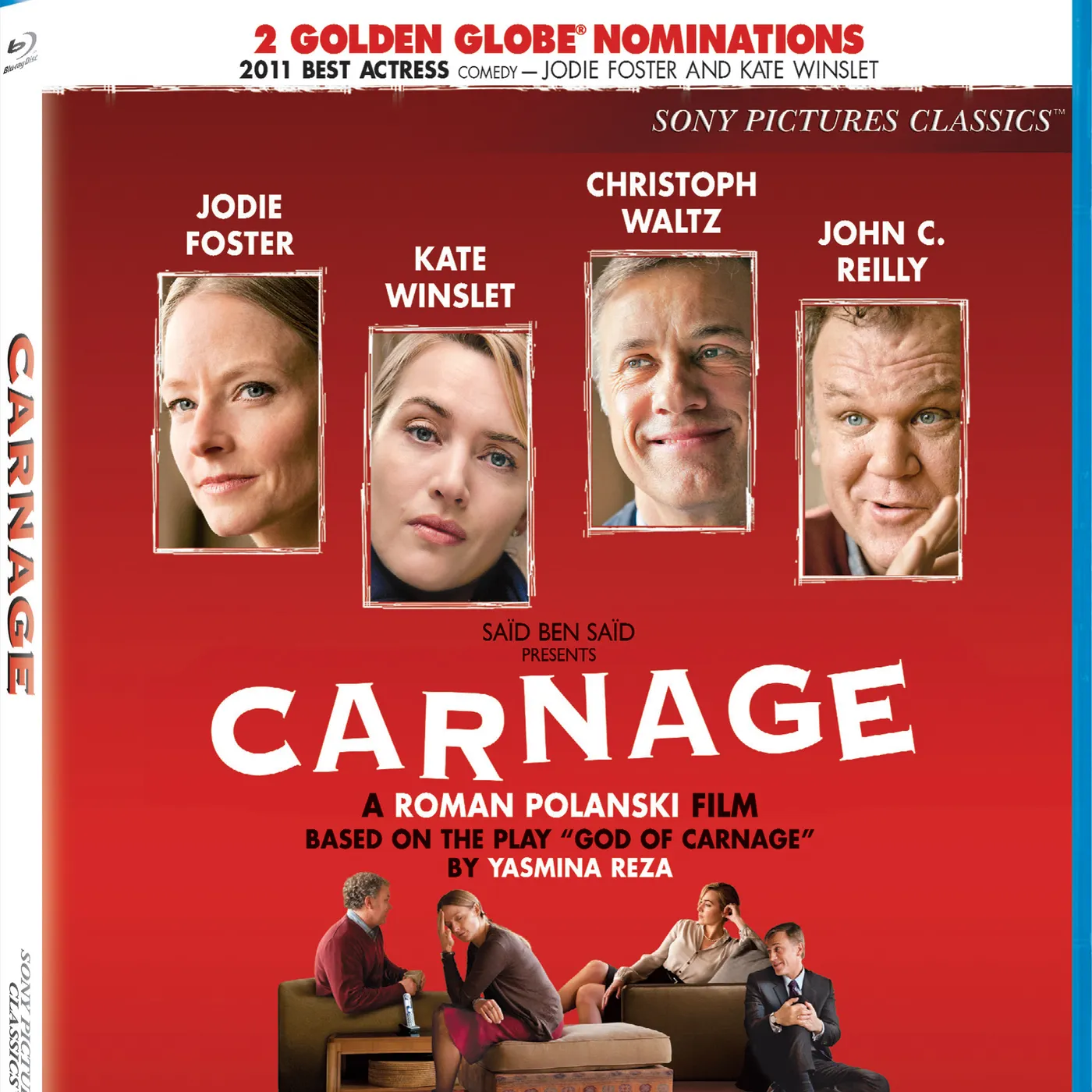 CARNAGE Blu-ray