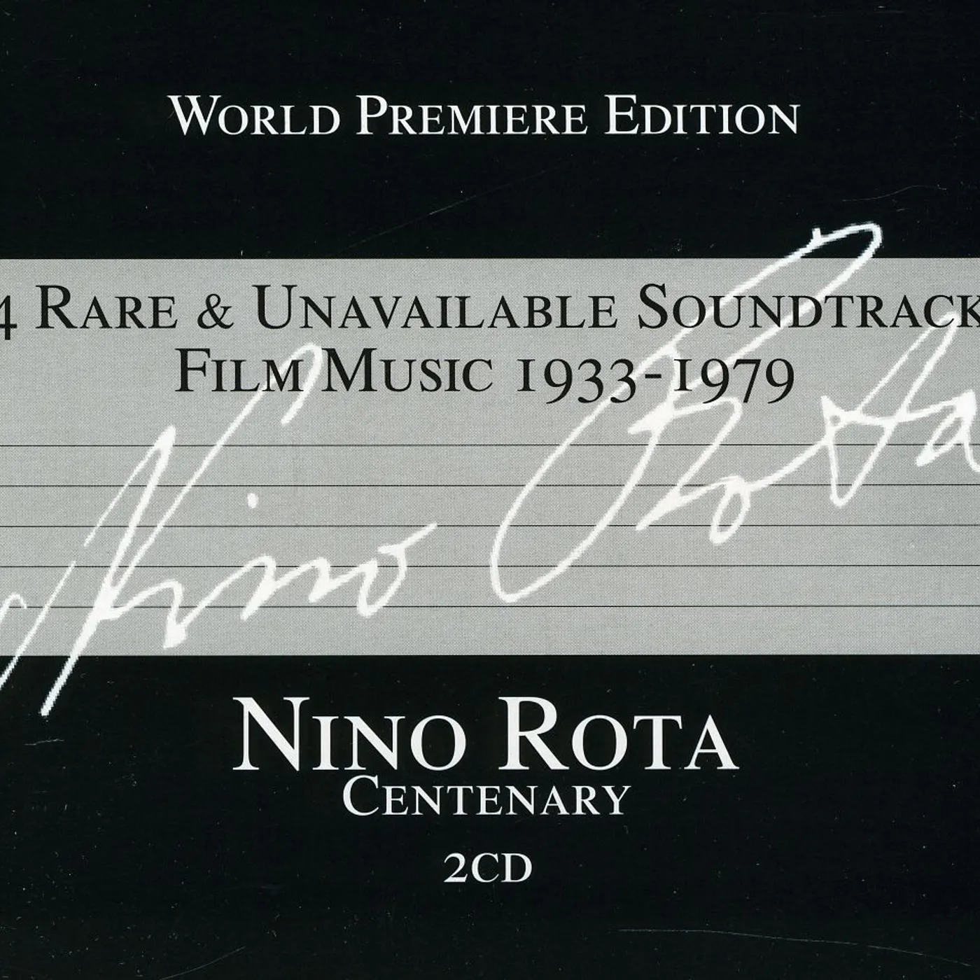 Solisti e Orchestre del Cinema Italiano NINO ROTA CENTENARY: RARE & UNAVAILABLE Original Soundtrack CD
