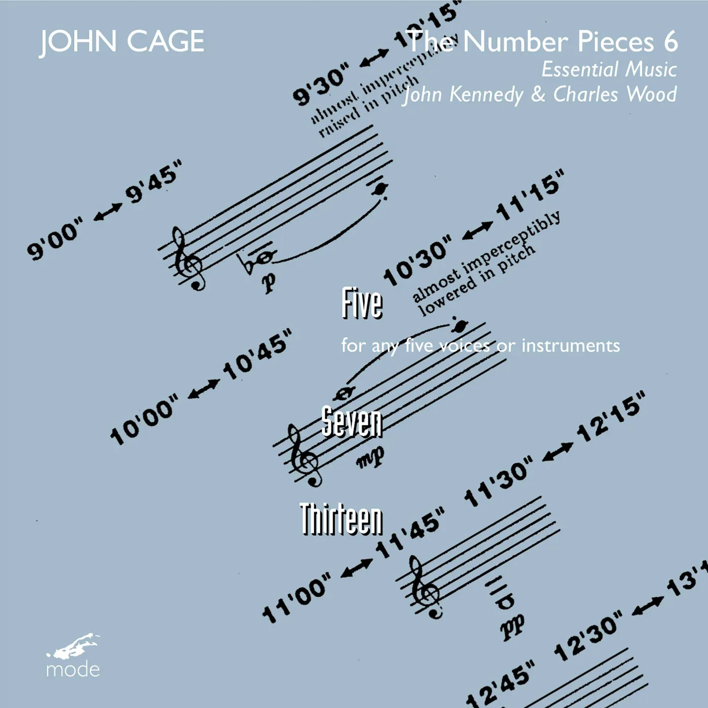 John Cage NUMBER PIECES 6: FIVE / SEVEN / THIRTEEN CD