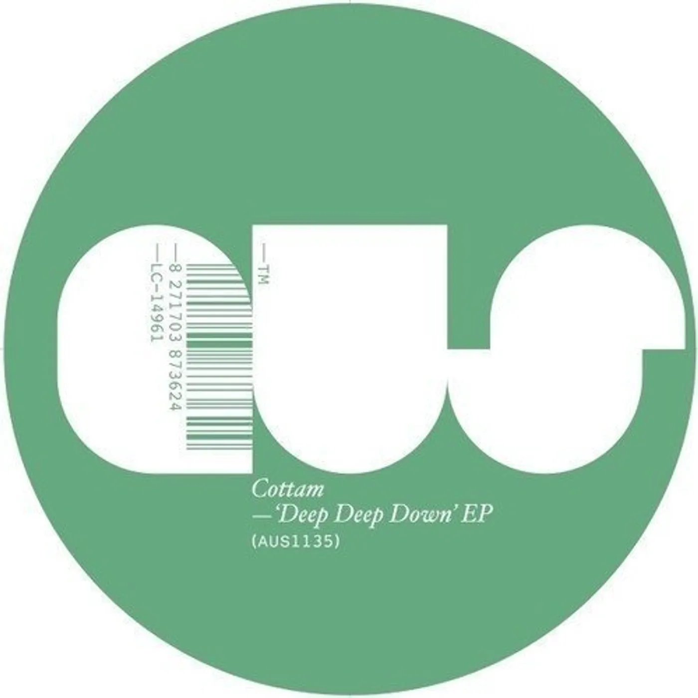Cottam Deep Deep Down Vinyl Record