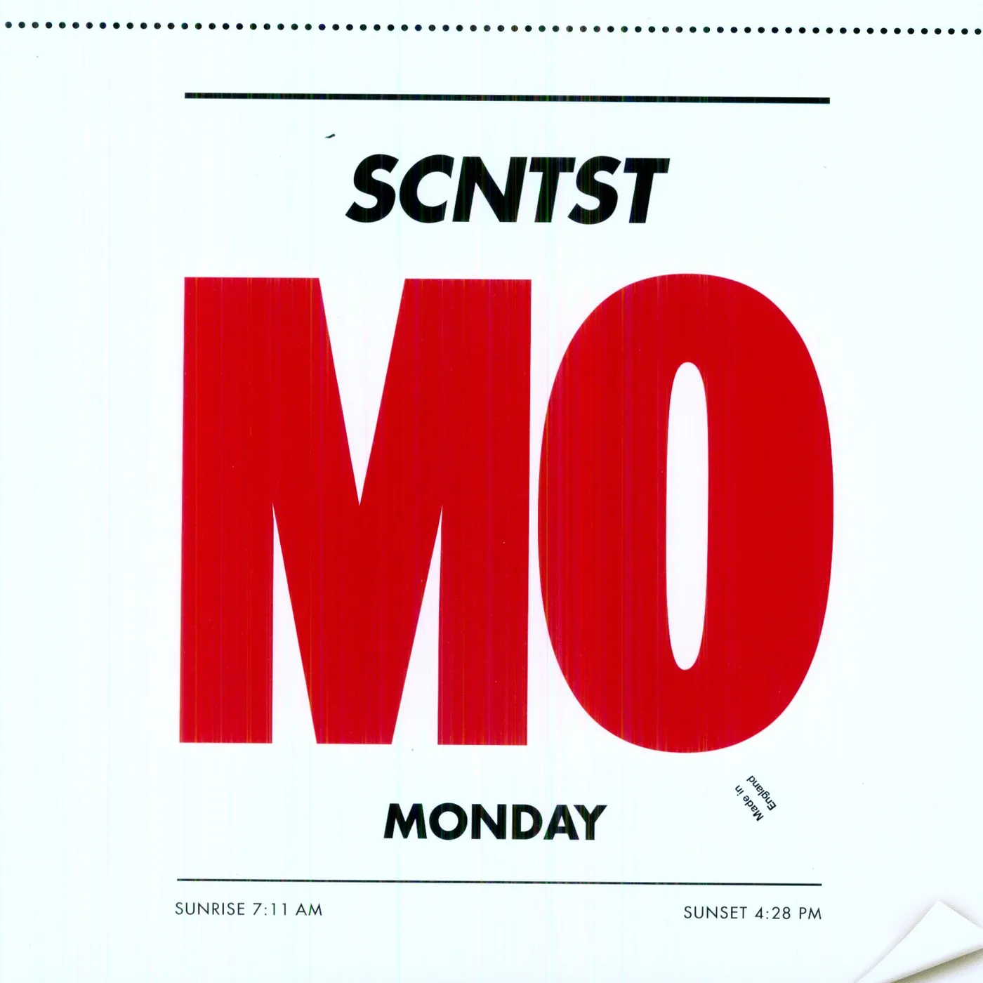 SCNTST Monday Vinyl Record