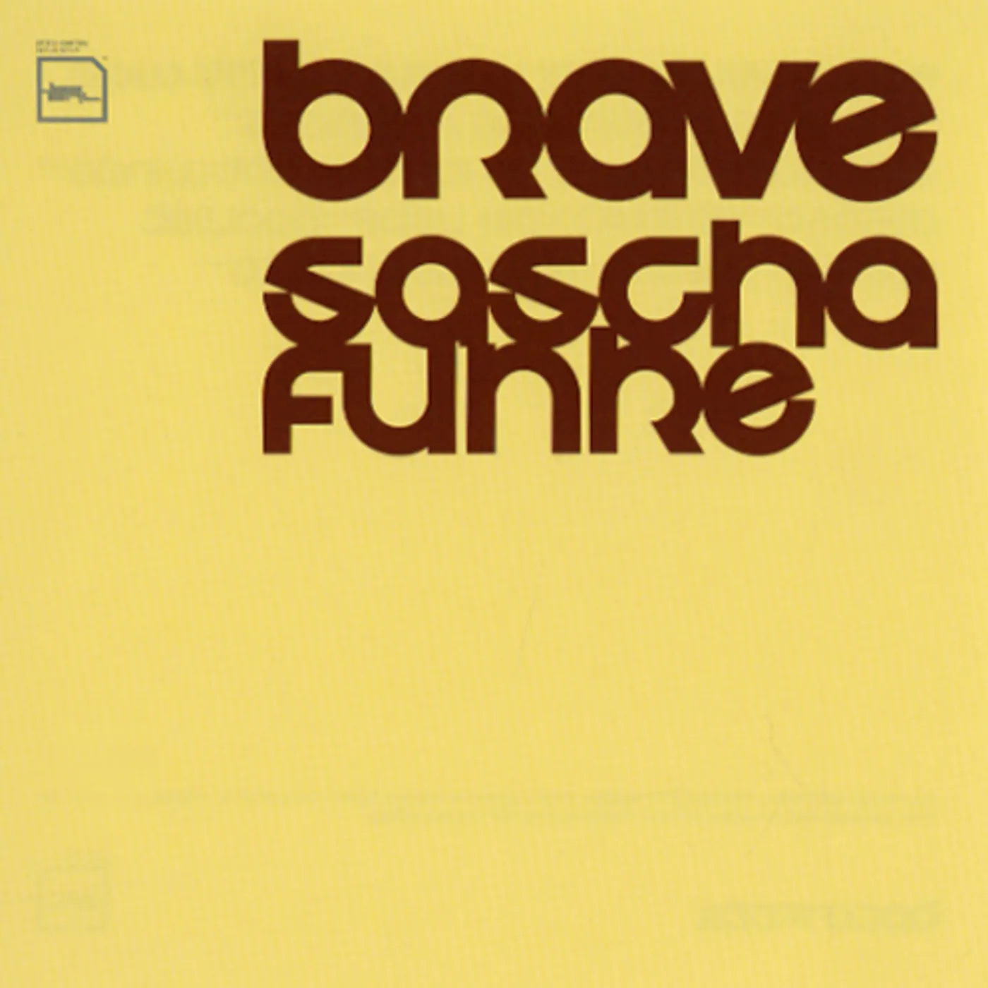 Sascha Funke BRAVE CD