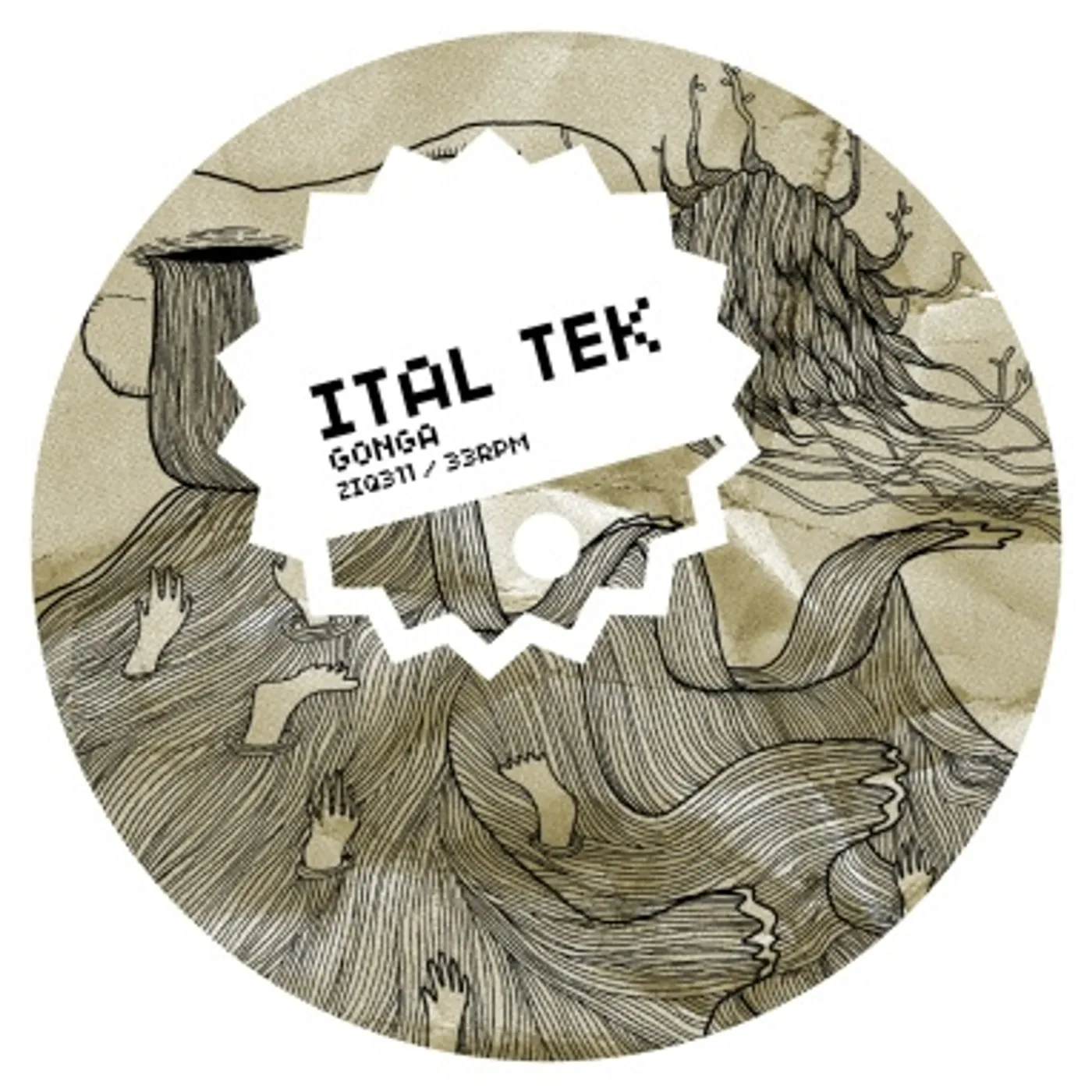 Ital Tek Gonga Vinyl Record