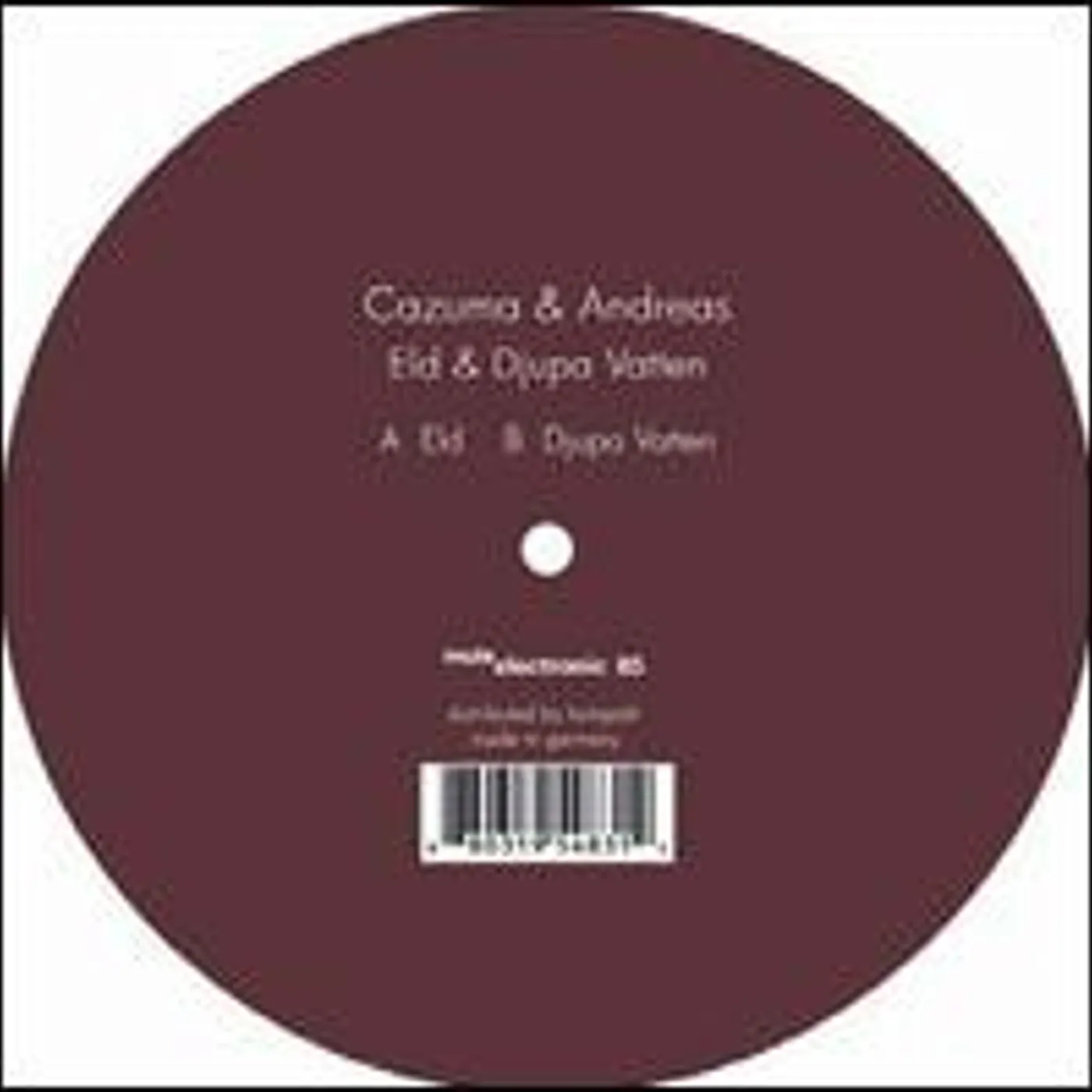 Cazuma & Andreas ELD & DJUPA VATTEN Vinyl Record