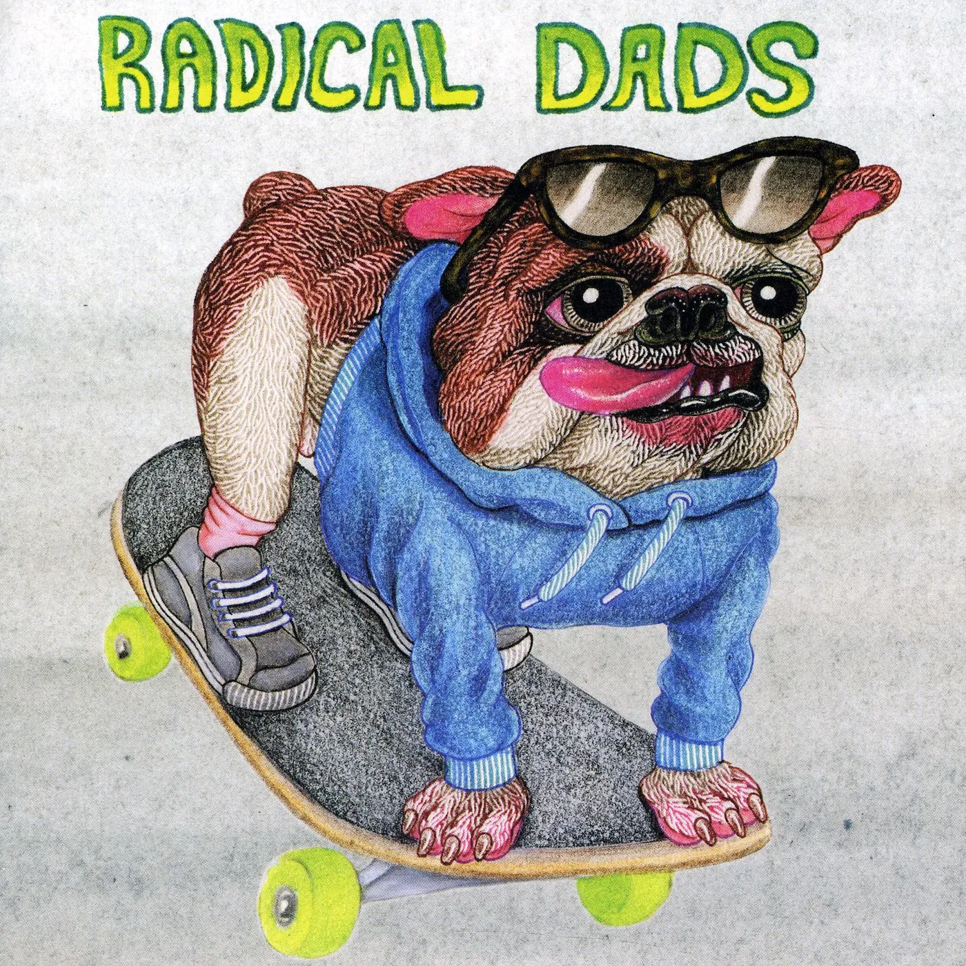 Radical Dads Skateboard Bulldog Vinyl Record