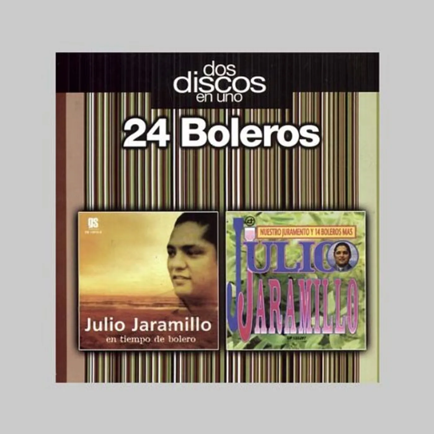 Julio Jaramillo 24 BOLEROS: DOS DISCOS EN UNO CD