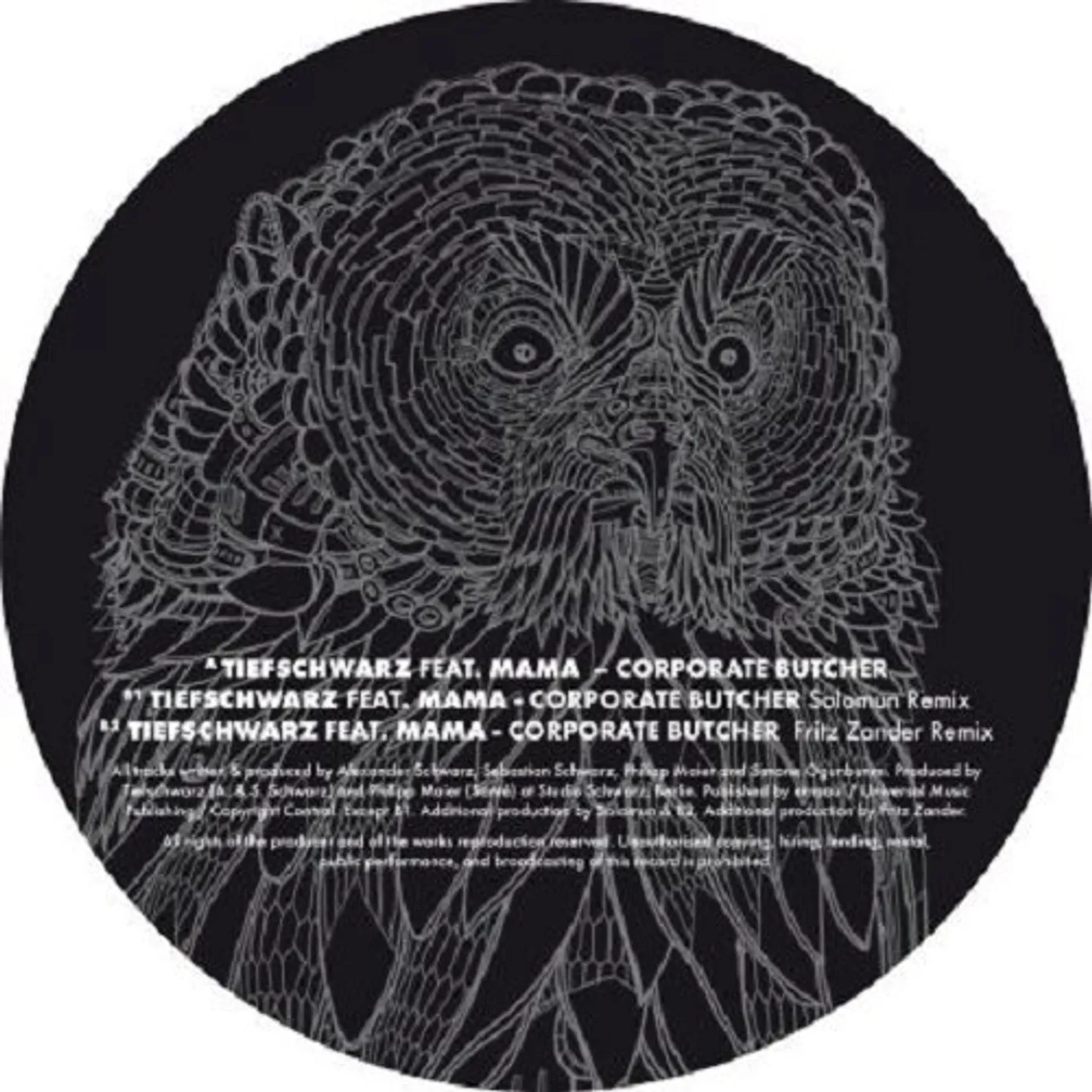 Tiefschwarz Corporate Butcher Vinyl Record
