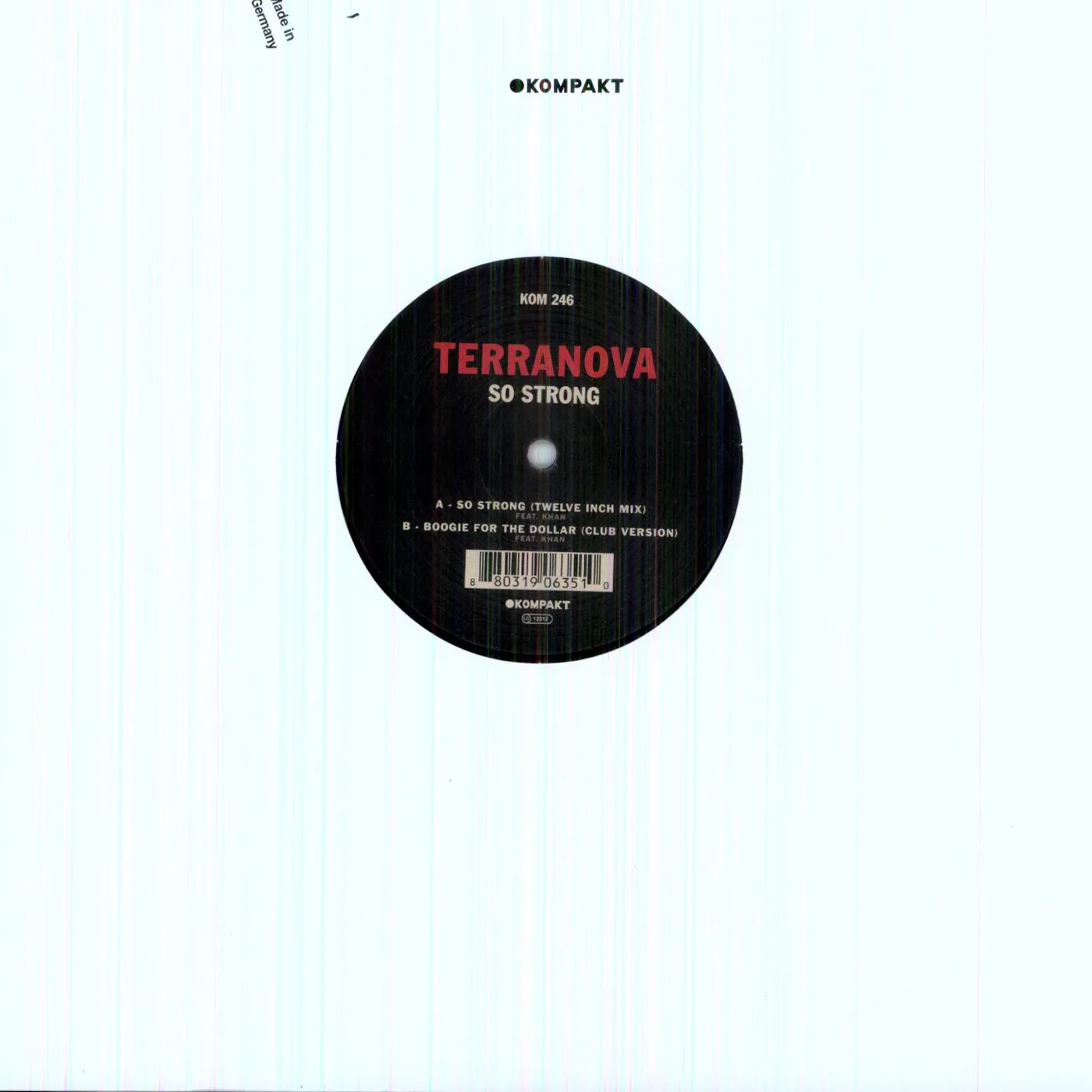 Terranova So Strong Vinyl Record