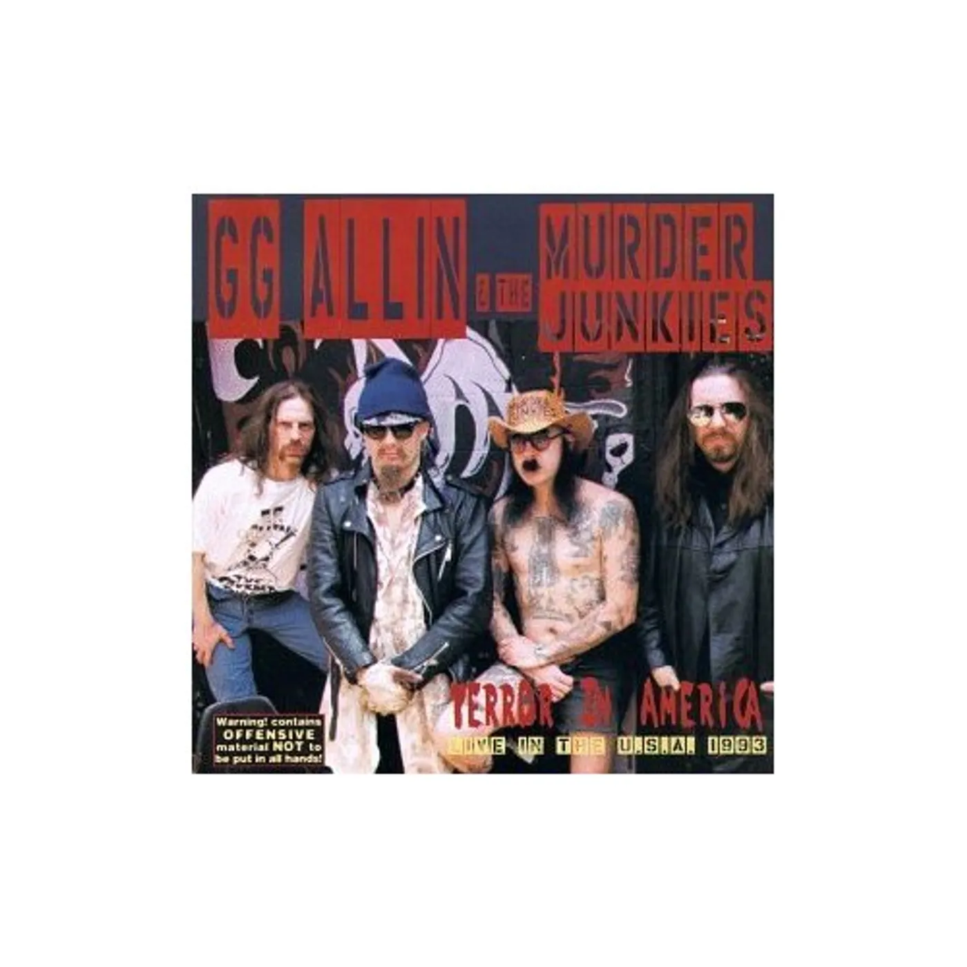 GG Allin & the Murder Junkies TERROR IN AMERICA Vinyl Record