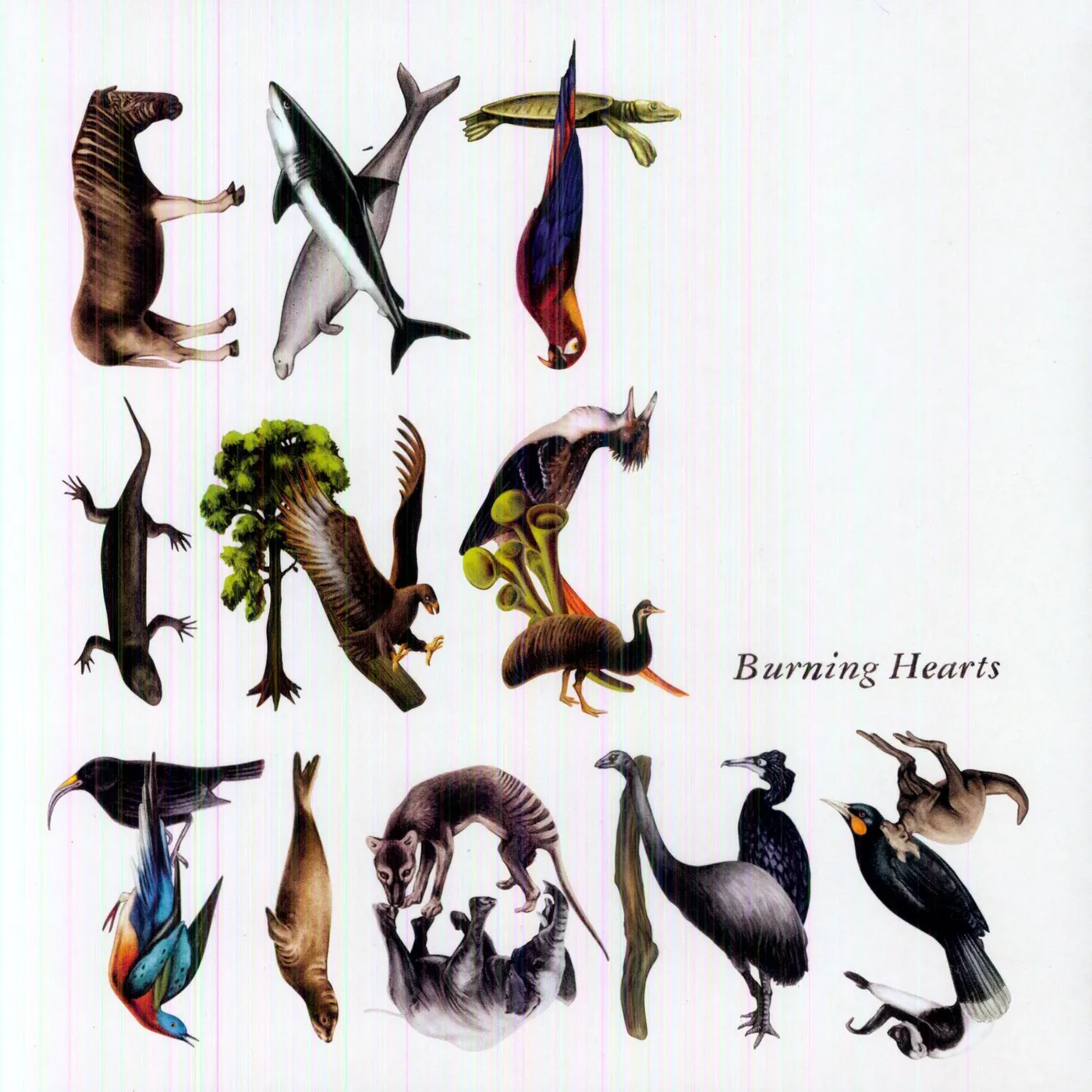 Burning Hearts Extinctions Vinyl Record