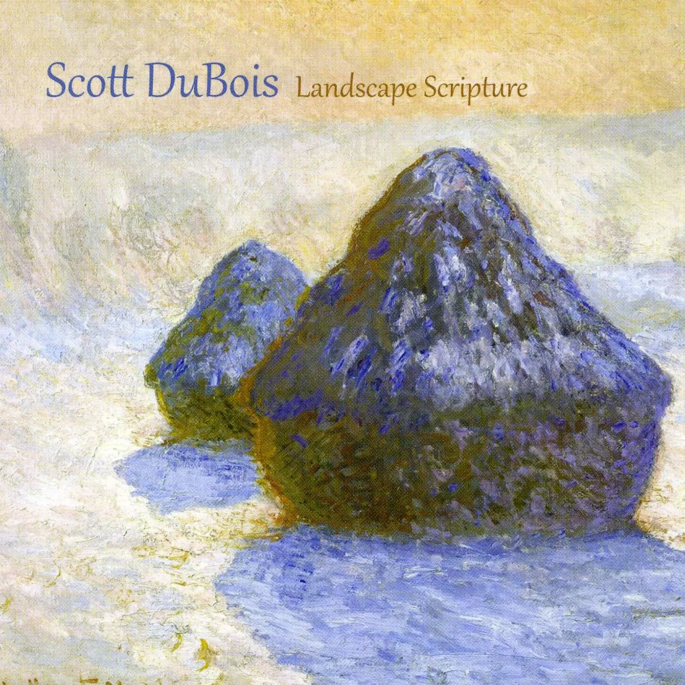 Scott DuBois LANDSCAPE SCRIPTURE CD