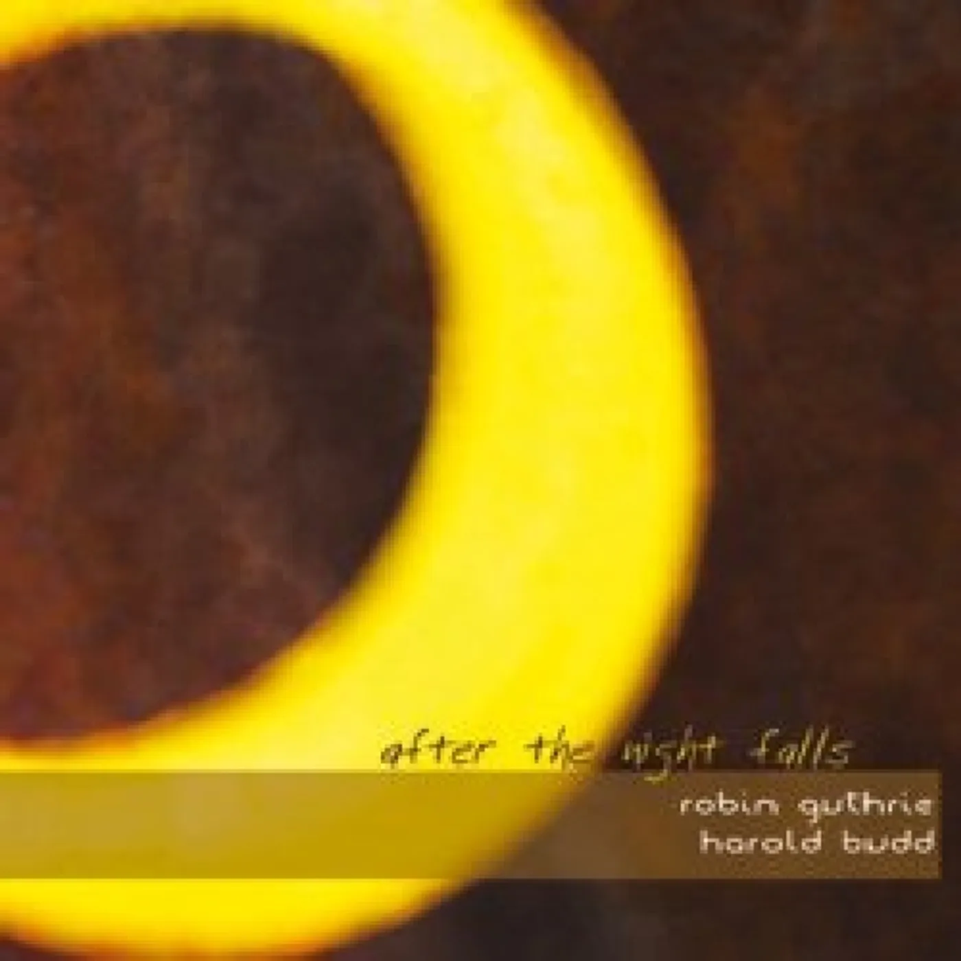 Robin Guthrie & Harold Budd After The Night Falls / Before The Day Breaks Vinyl Record