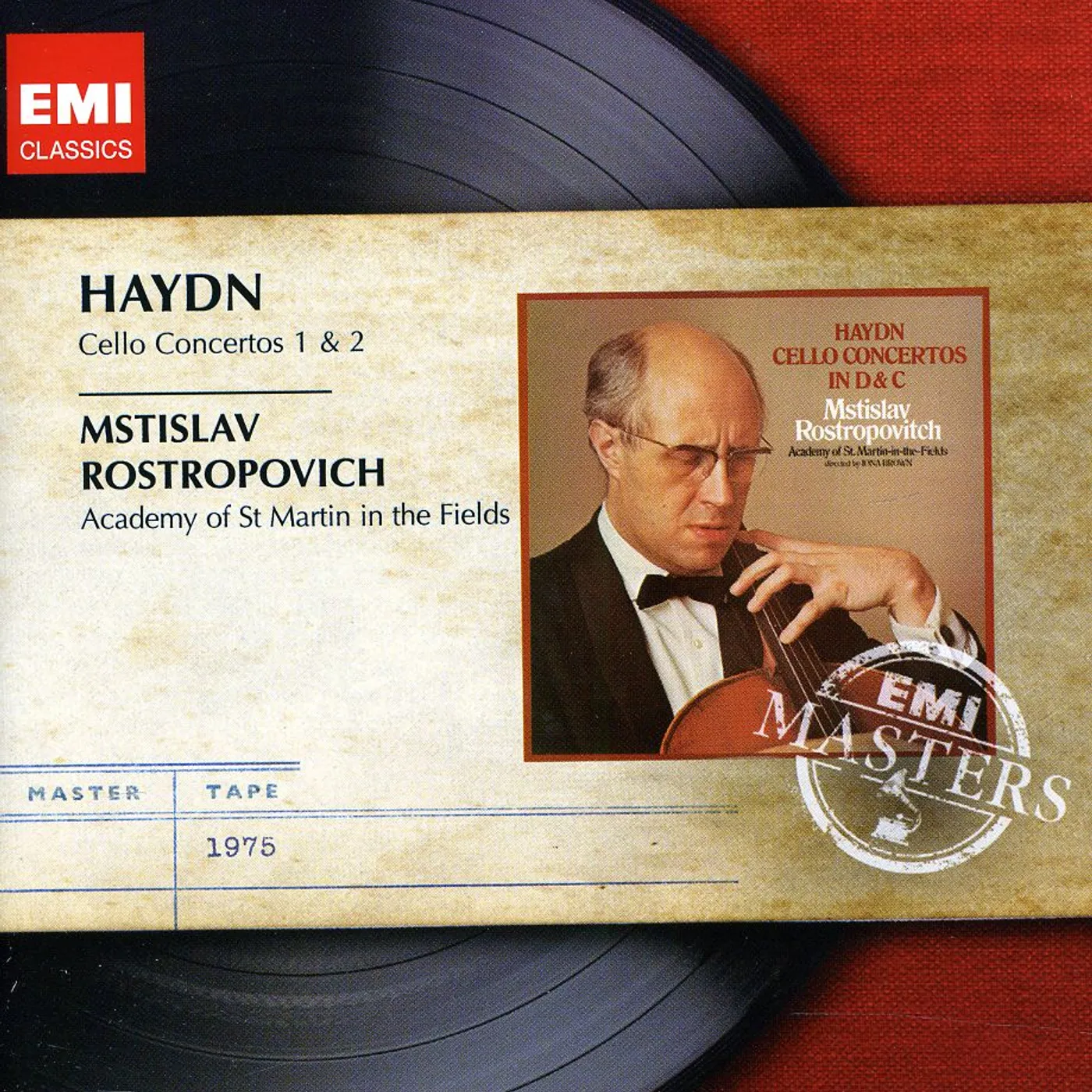 Haydn / Mstislav Rostropovich CELLO CONCERTOS NO 1 & 2 CD