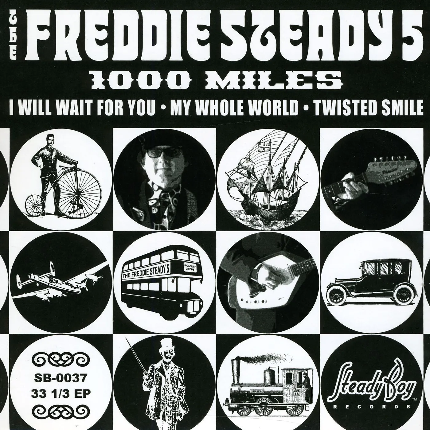The Freddie Steady 5 1000 Miles Vinyl Record