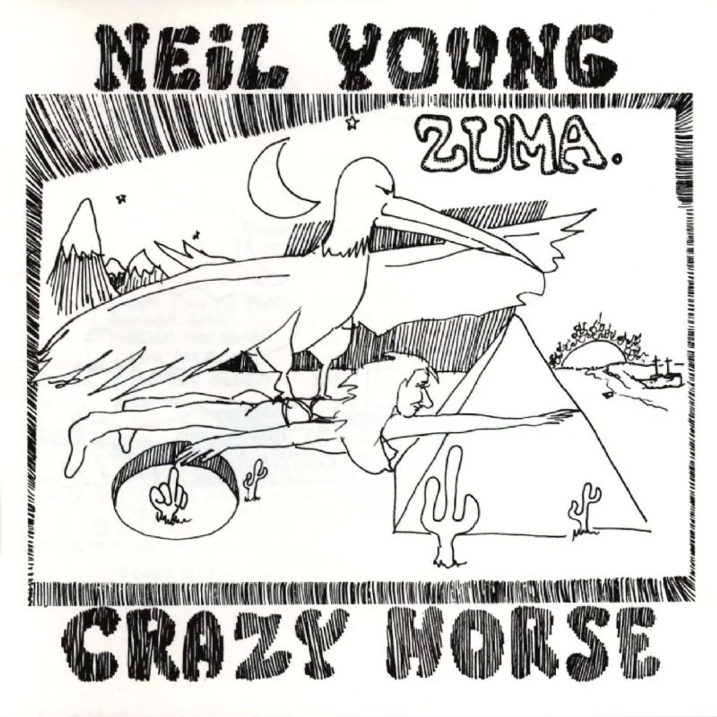 Neil Young Zuma Vinyl Record