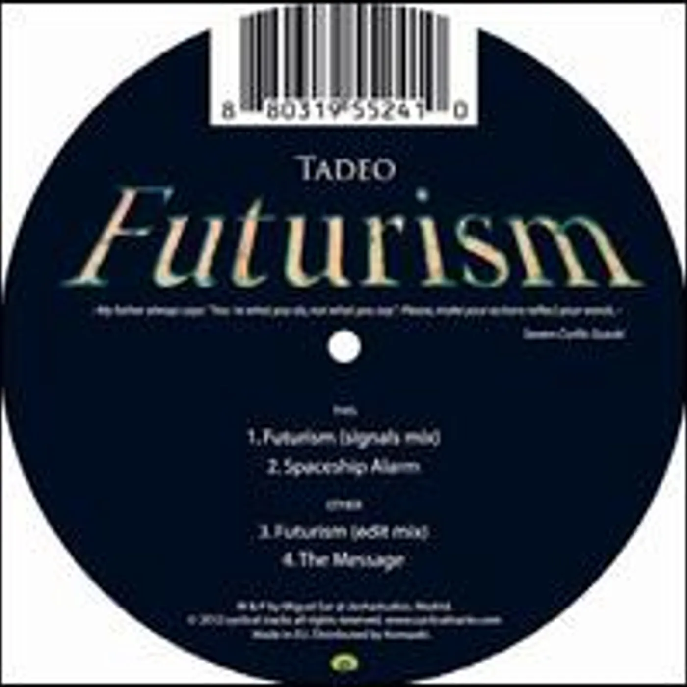 Tadeo FUTURISM Vinyl Record