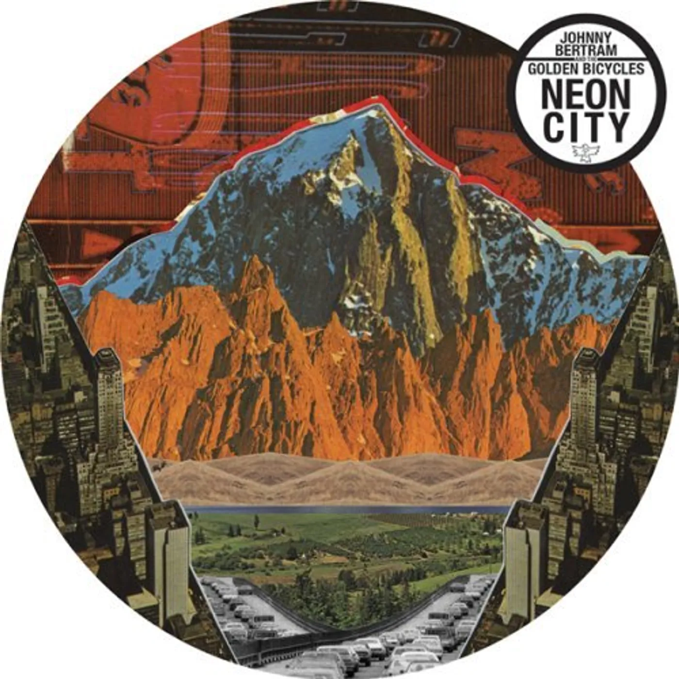 Johnny Bertram & The Golden Bicycles NEON CITY Vinyl Record