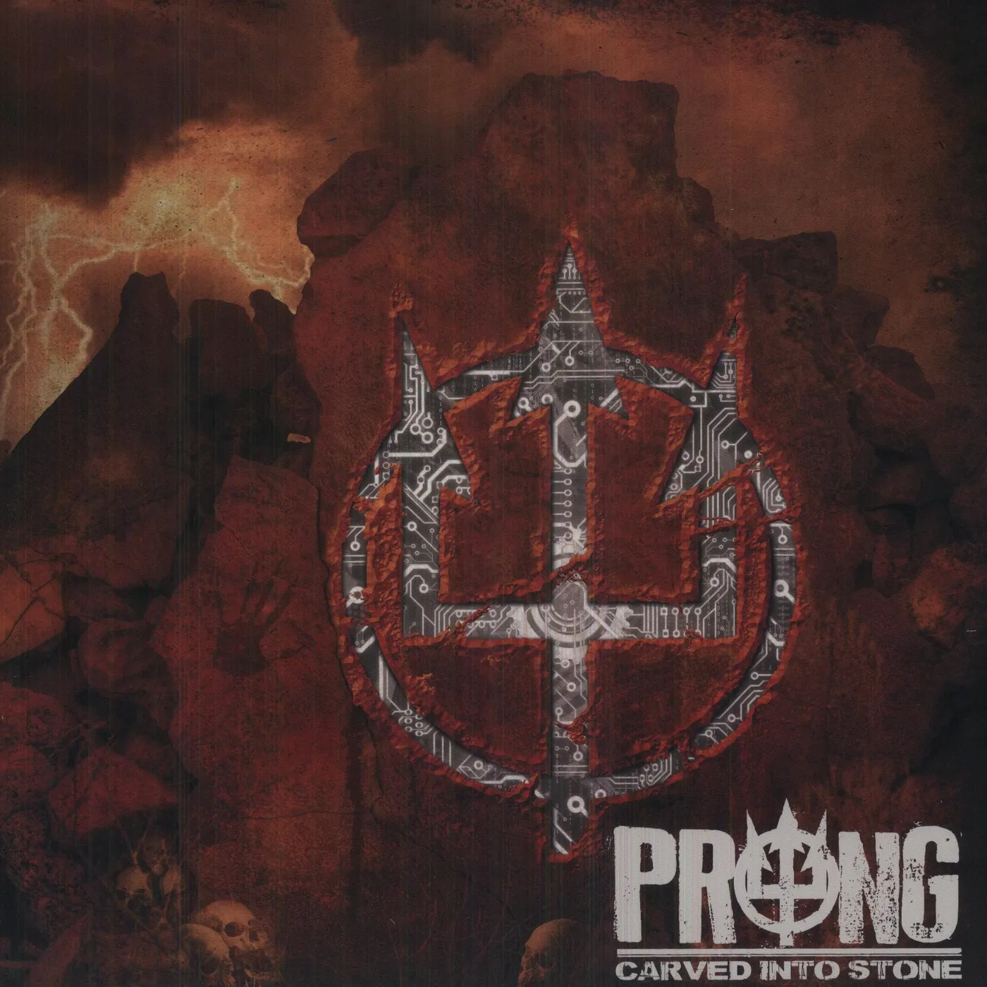 Prong Carved Into Stone Vinyl Record