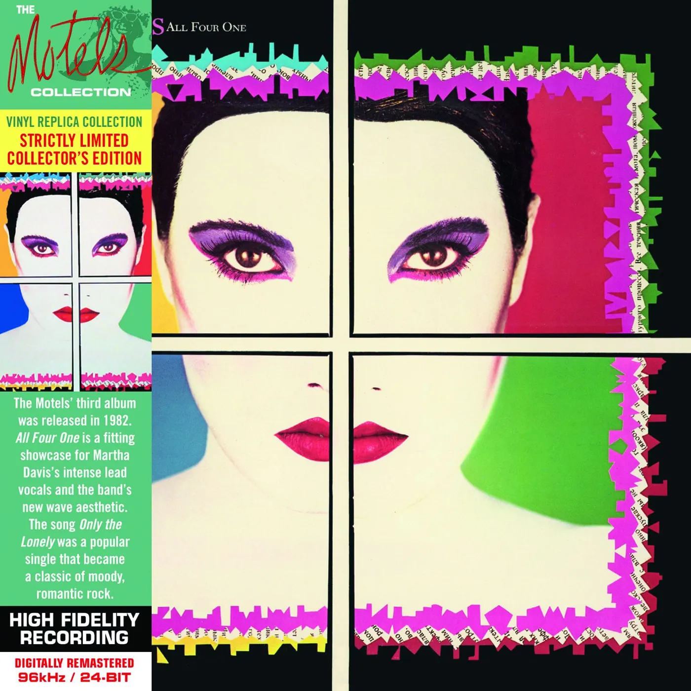 The Motels ALL FOUR ONE CD