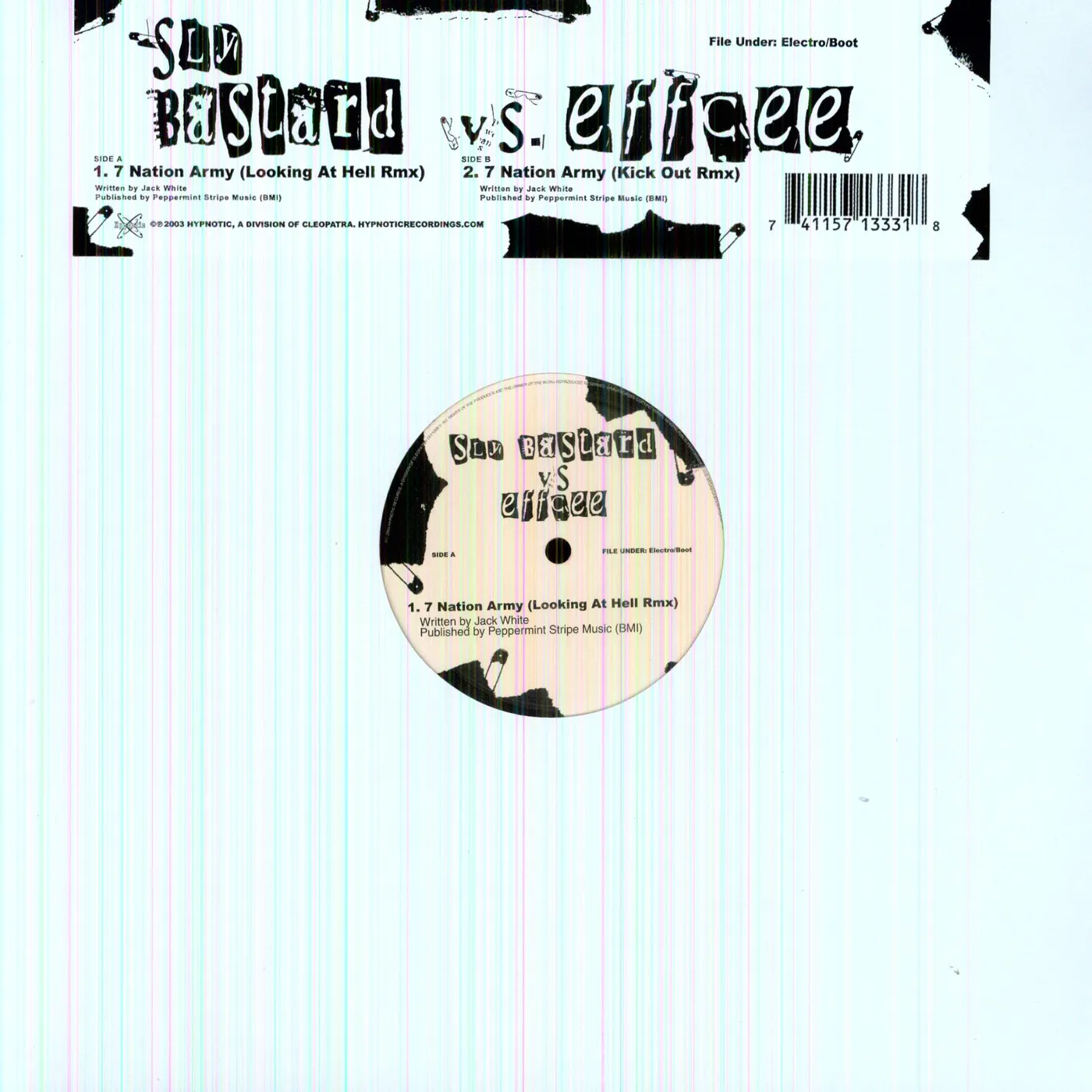 Sly Bastard vs. Effcee SEVEN NATION ARMY Vinyl Record