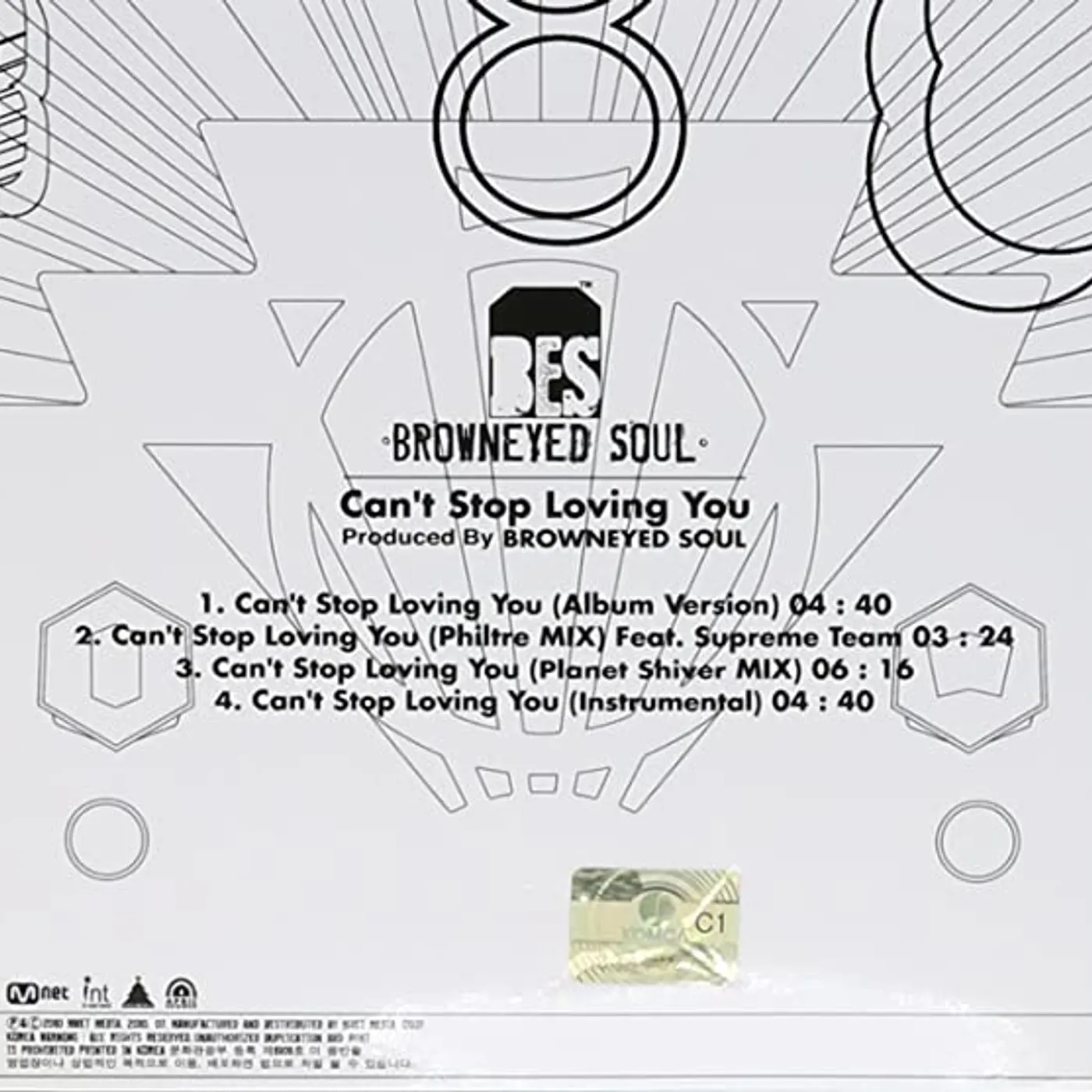 BROWN EYED SOUL CAN'T STOP LOVIN YOU CD