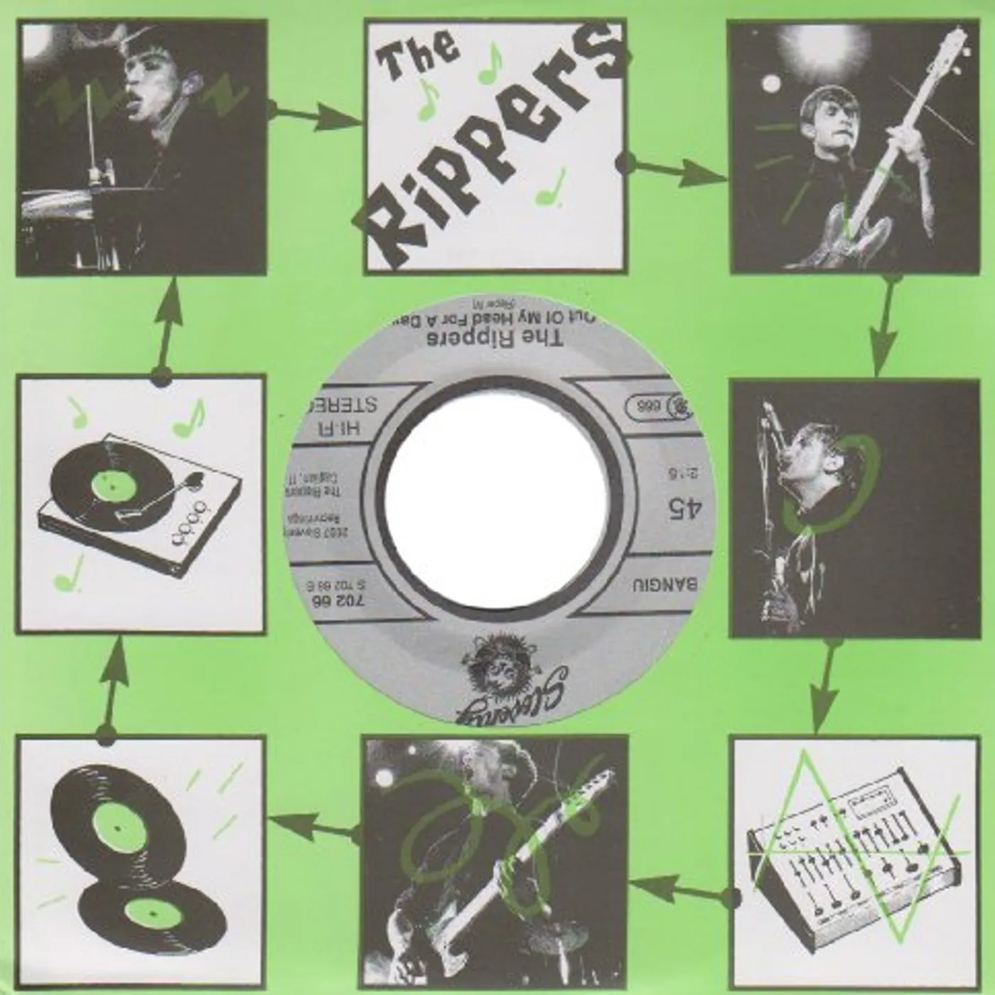 Rippers IT'S NOT A PLACE FOR THE MEN Vinyl Record