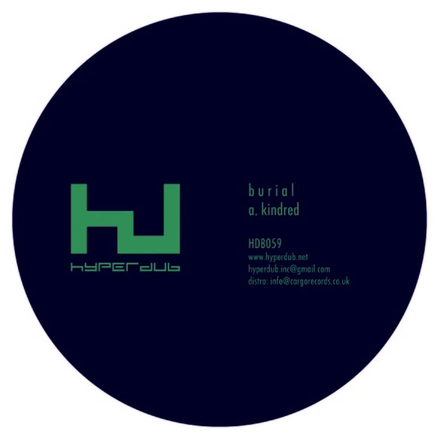Burial Kindred Vinyl Record