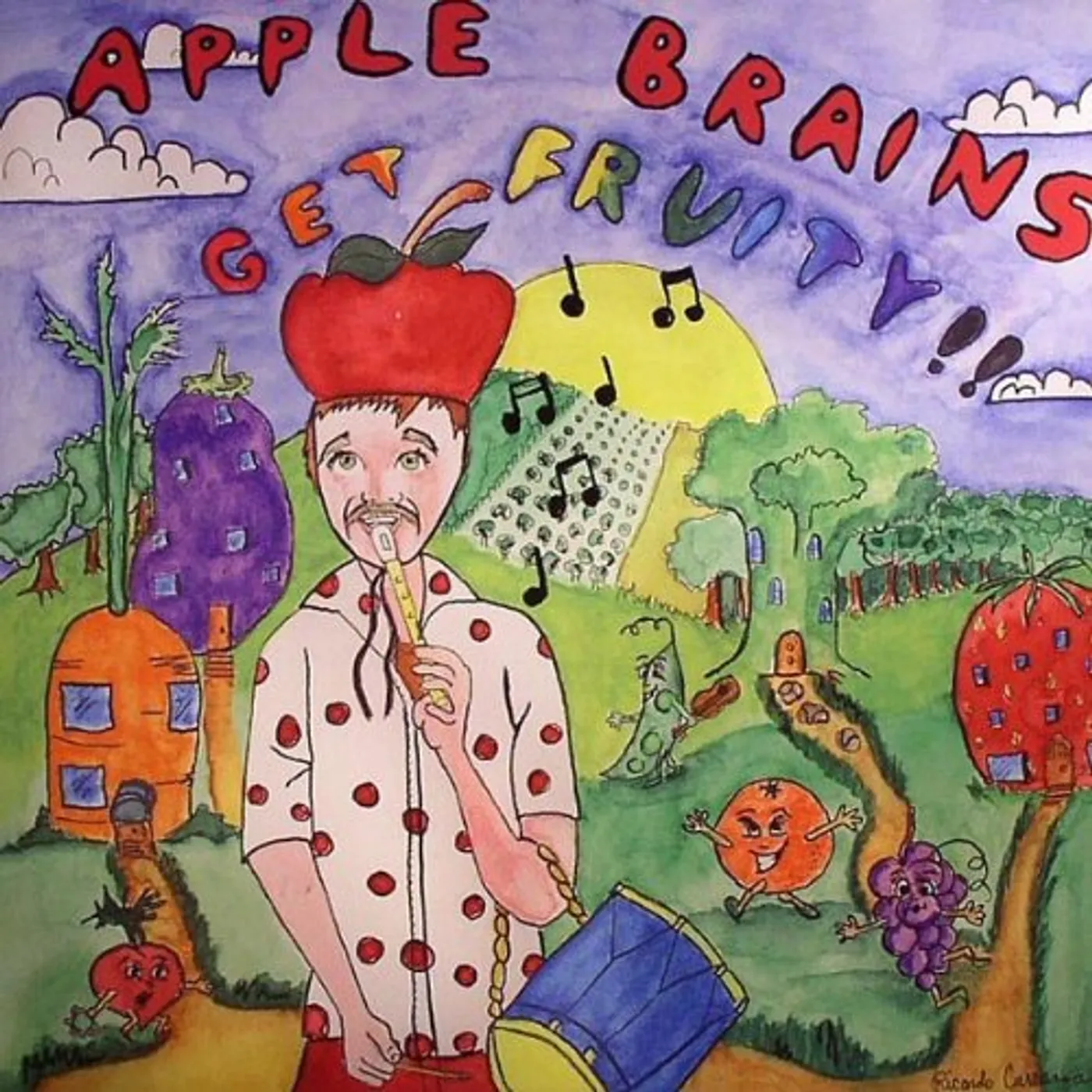 Apple Brains GET FRUITY Vinyl Record